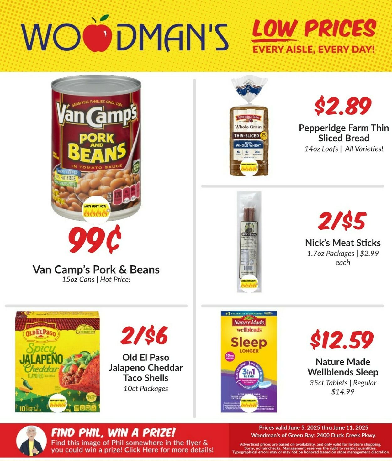 Weekly ad Woodman's Market 06/05/2025 - 06/11/2025