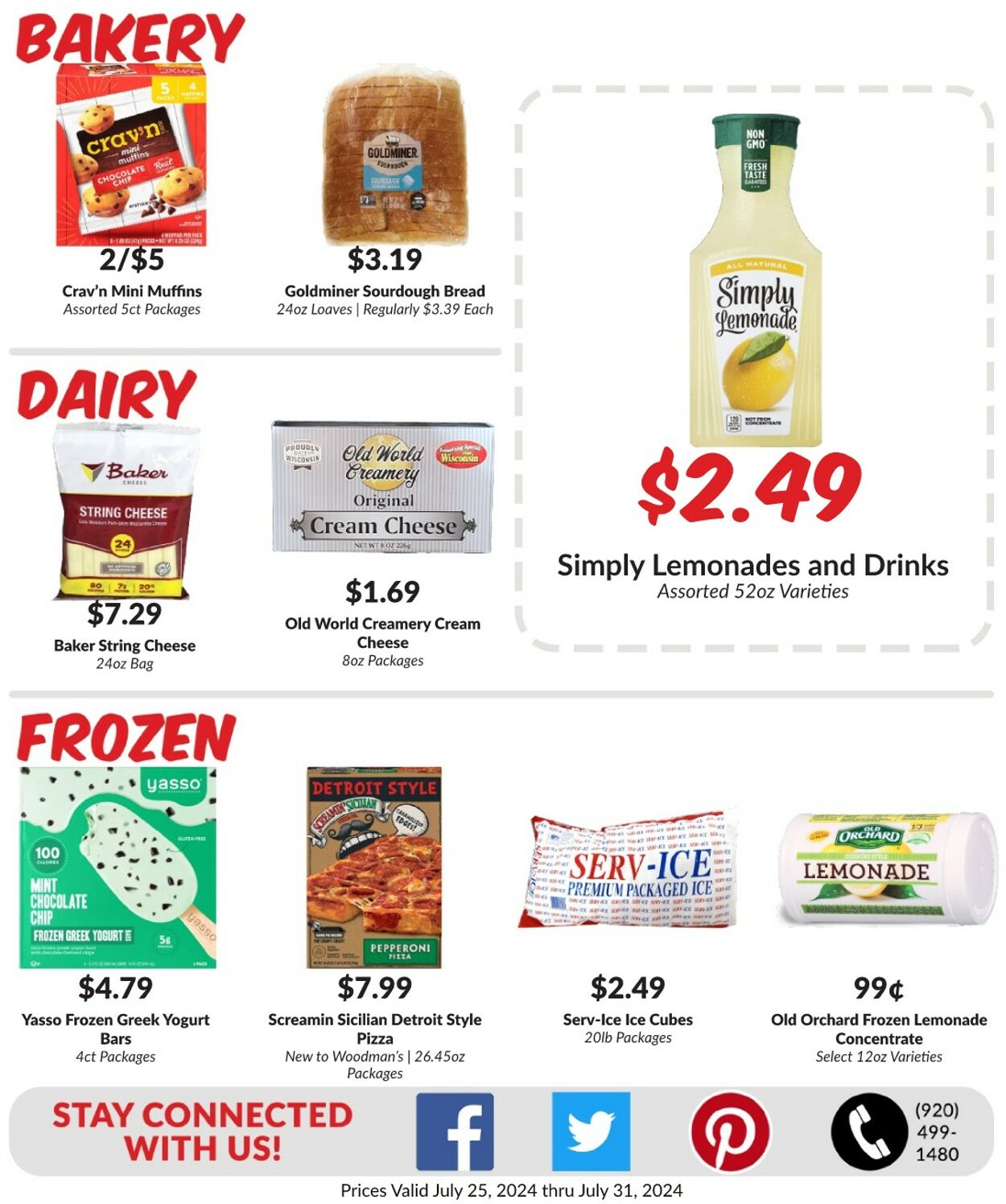 Weekly ad Woodman's Market 07/25/2024 - 07/31/2024