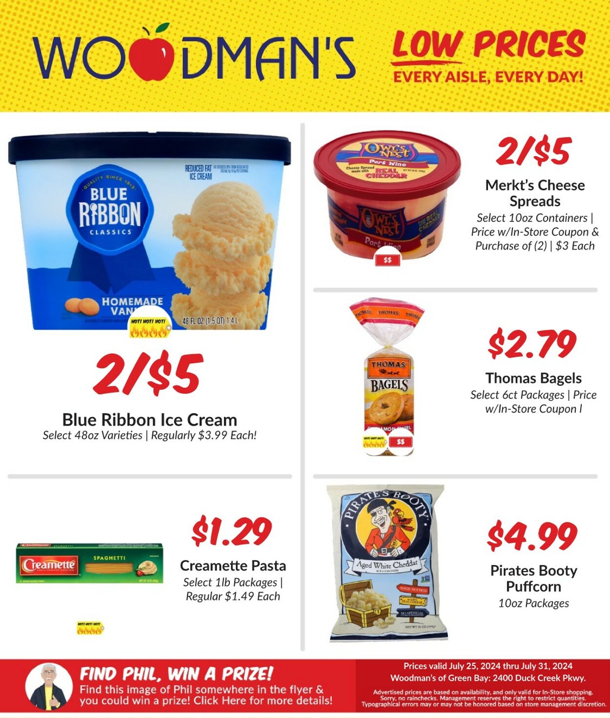 Weekly ad Woodman's Market 07/25/2024 - 07/31/2024