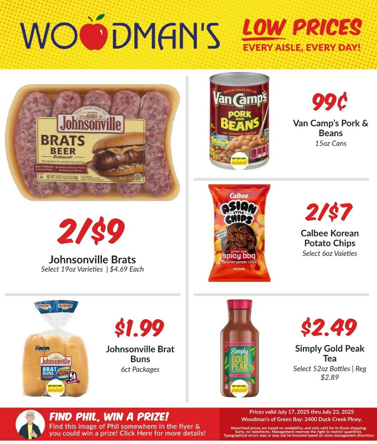 Weekly ad Woodman's Market 07/17/2025 - 07/23/2025
