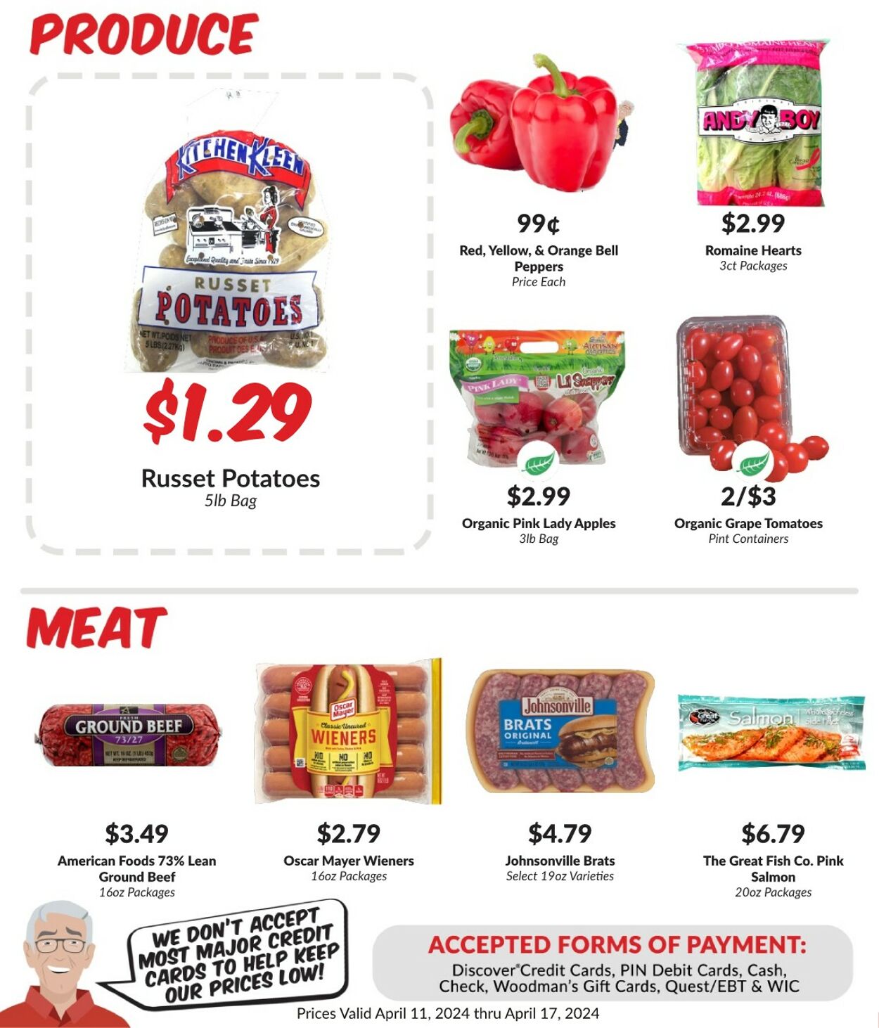 Weekly ad Woodman's Market 04/11/2024 - 04/17/2024