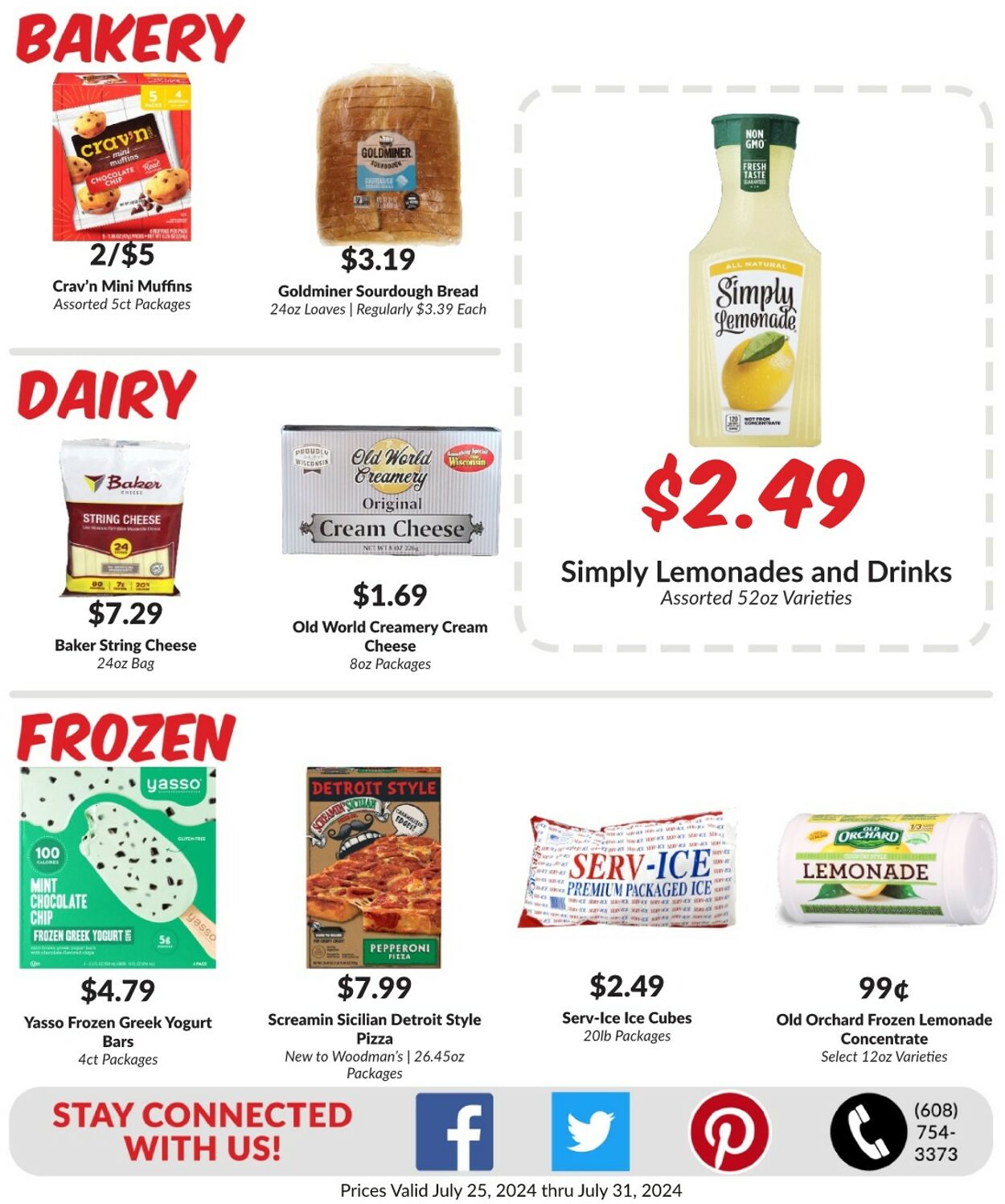 Weekly ad Woodman's Market 07/25/2024 - 07/31/2024