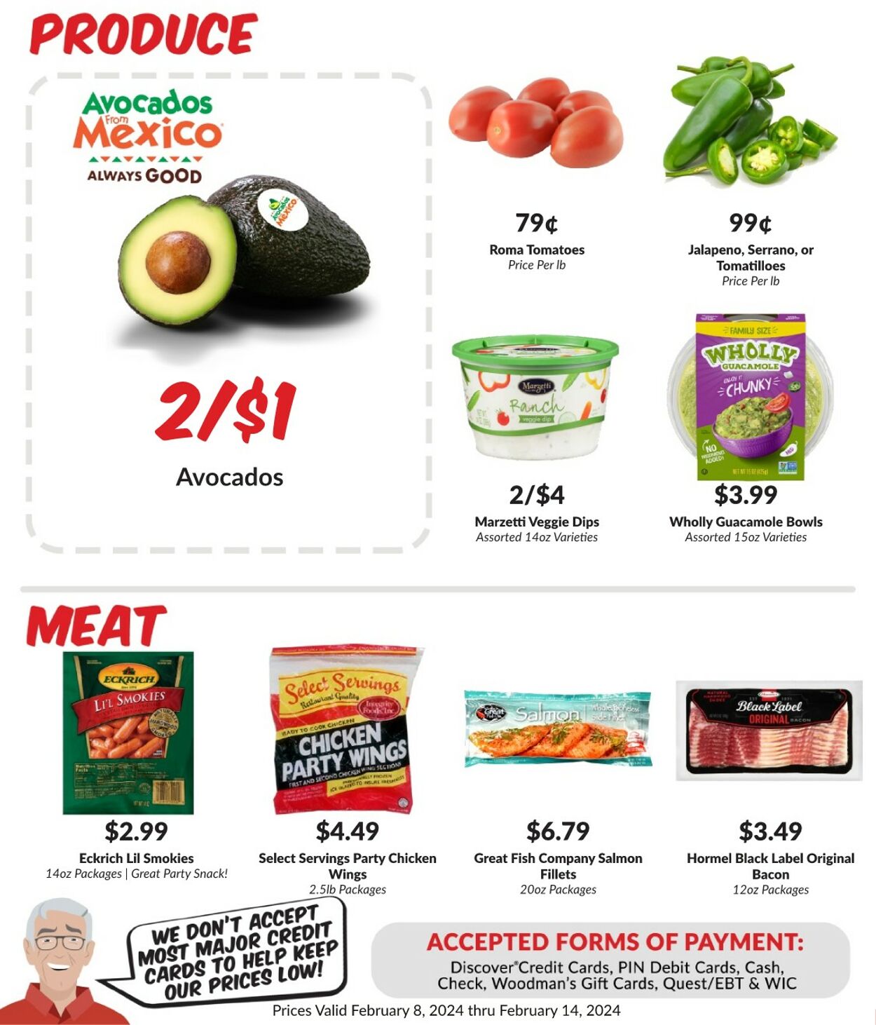 Weekly ad Woodman's Market 02/08/2024 - 02/14/2024