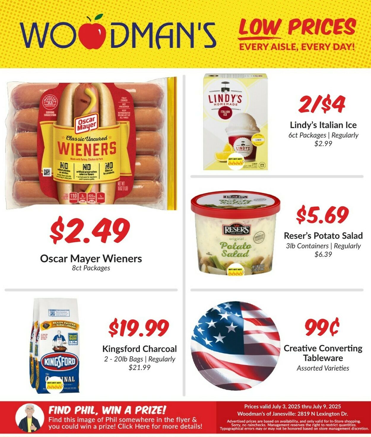 Weekly ad Woodman's Market 07/03/2025 - 07/09/2025