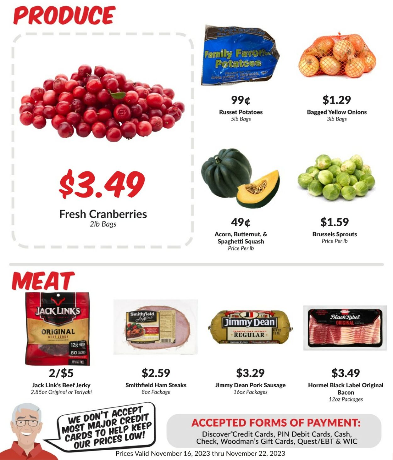 Weekly ad Woodman's Market 11/16/2023 - 11/22/2023