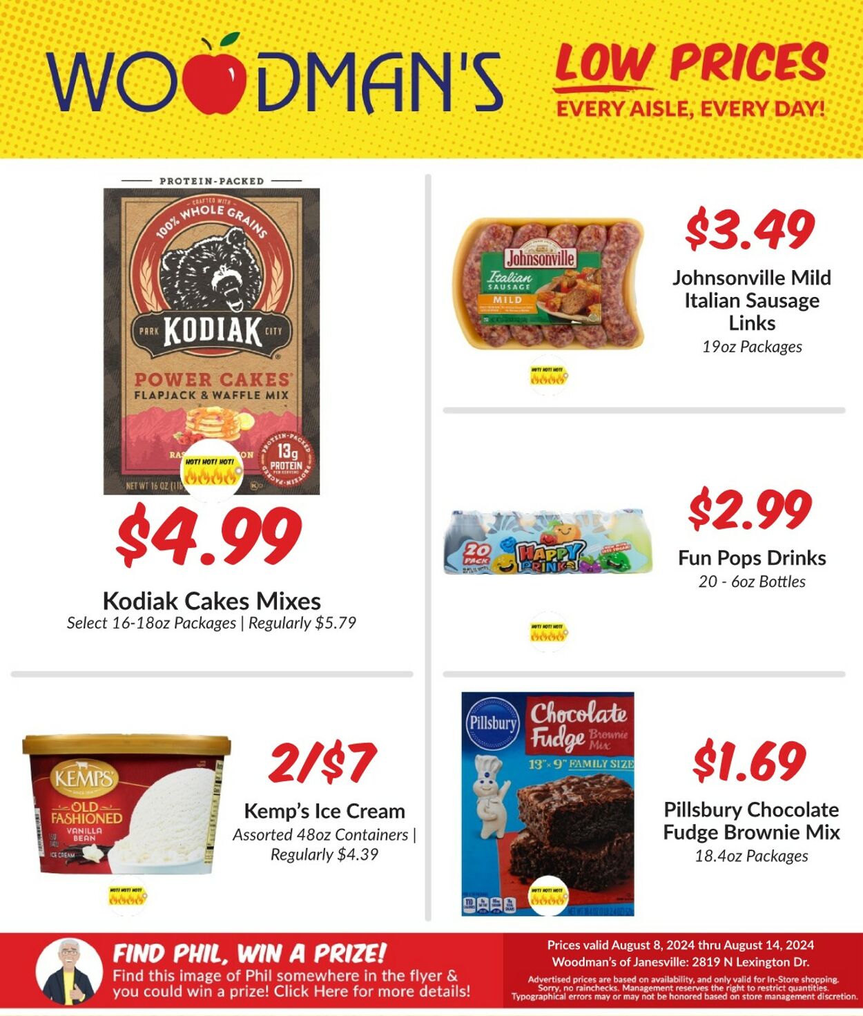 Weekly ad Woodman's Market 08/08/2024 - 08/14/2024