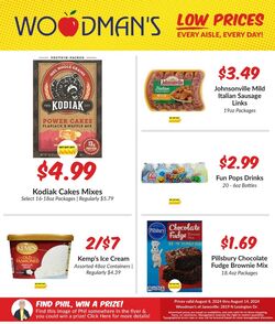 Weekly ad Woodman's Market 08/08/2024 - 08/14/2024