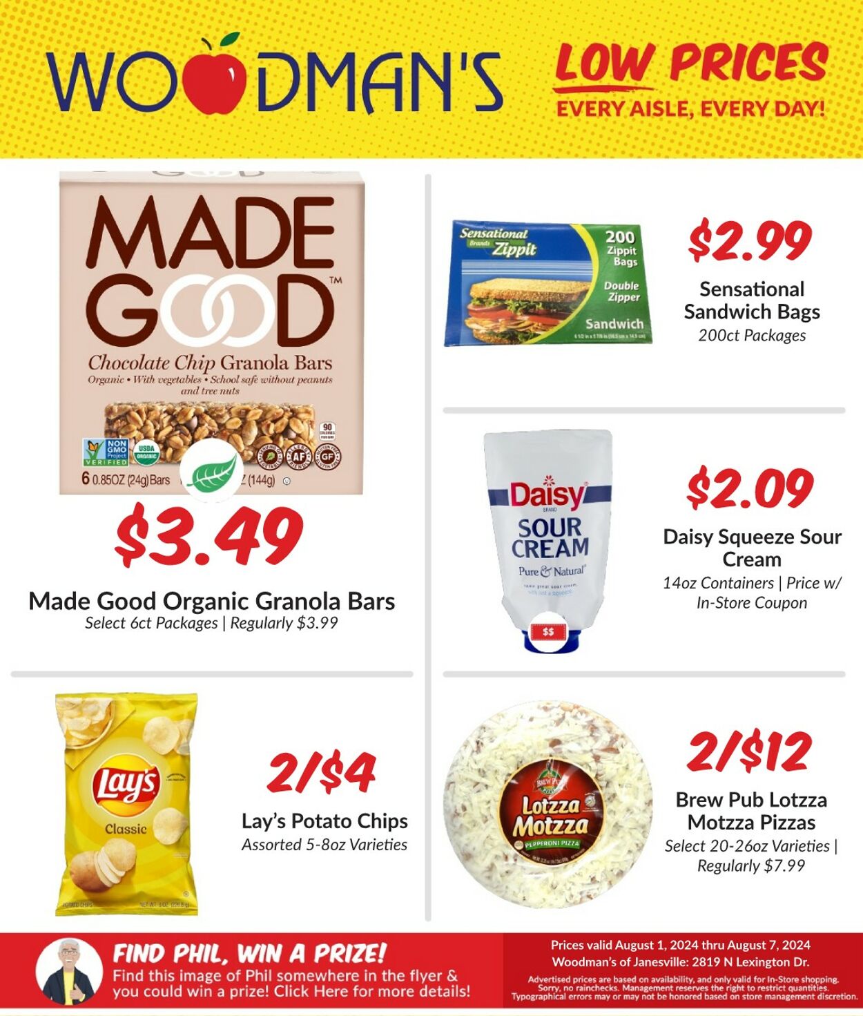 Weekly ad Woodman's Market 08/01/2024 - 08/07/2024