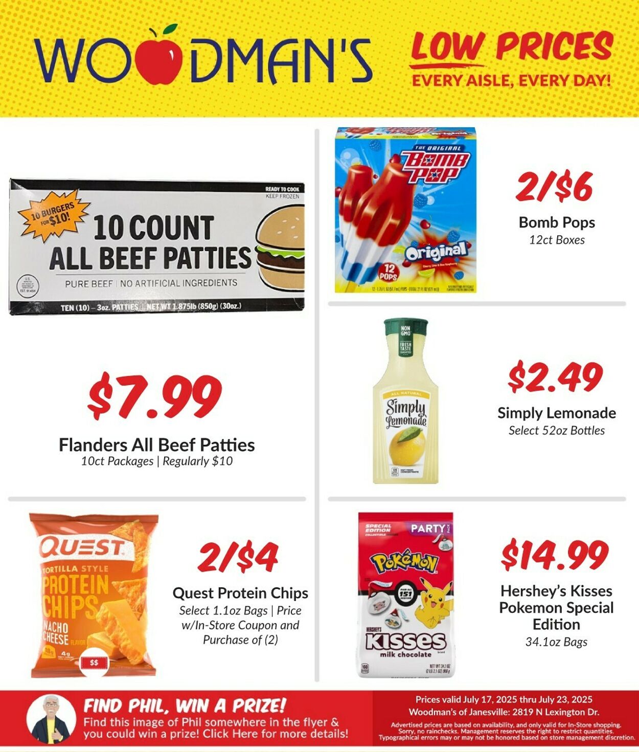 Weekly ad Woodman's Market 07/17/2025 - 07/23/2025