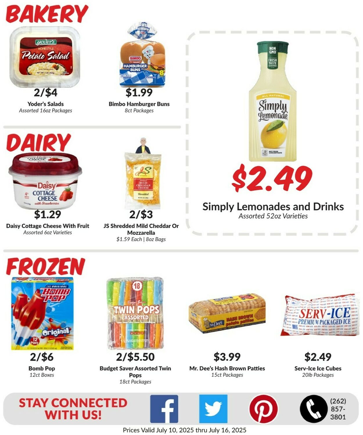 Weekly ad Woodman's Market 07/10/2025 - 07/16/2025