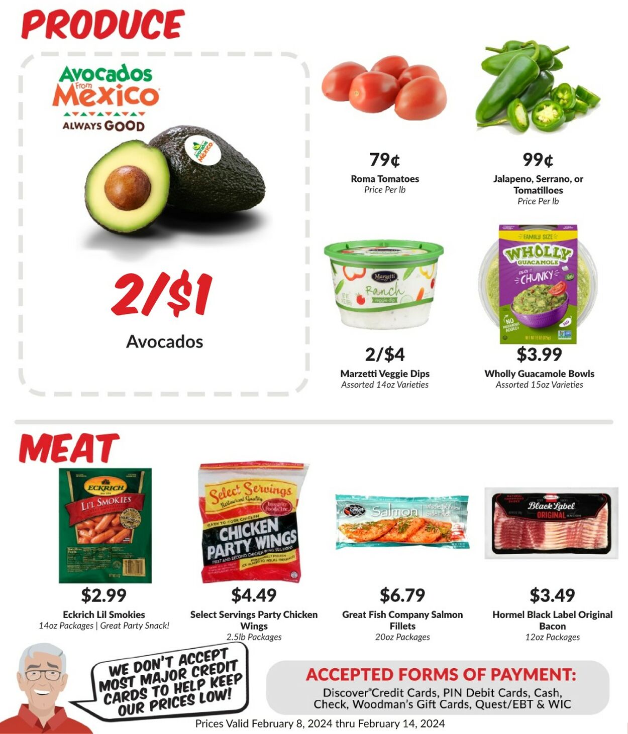 Weekly ad Woodman's Market 02/08/2024 - 02/14/2024