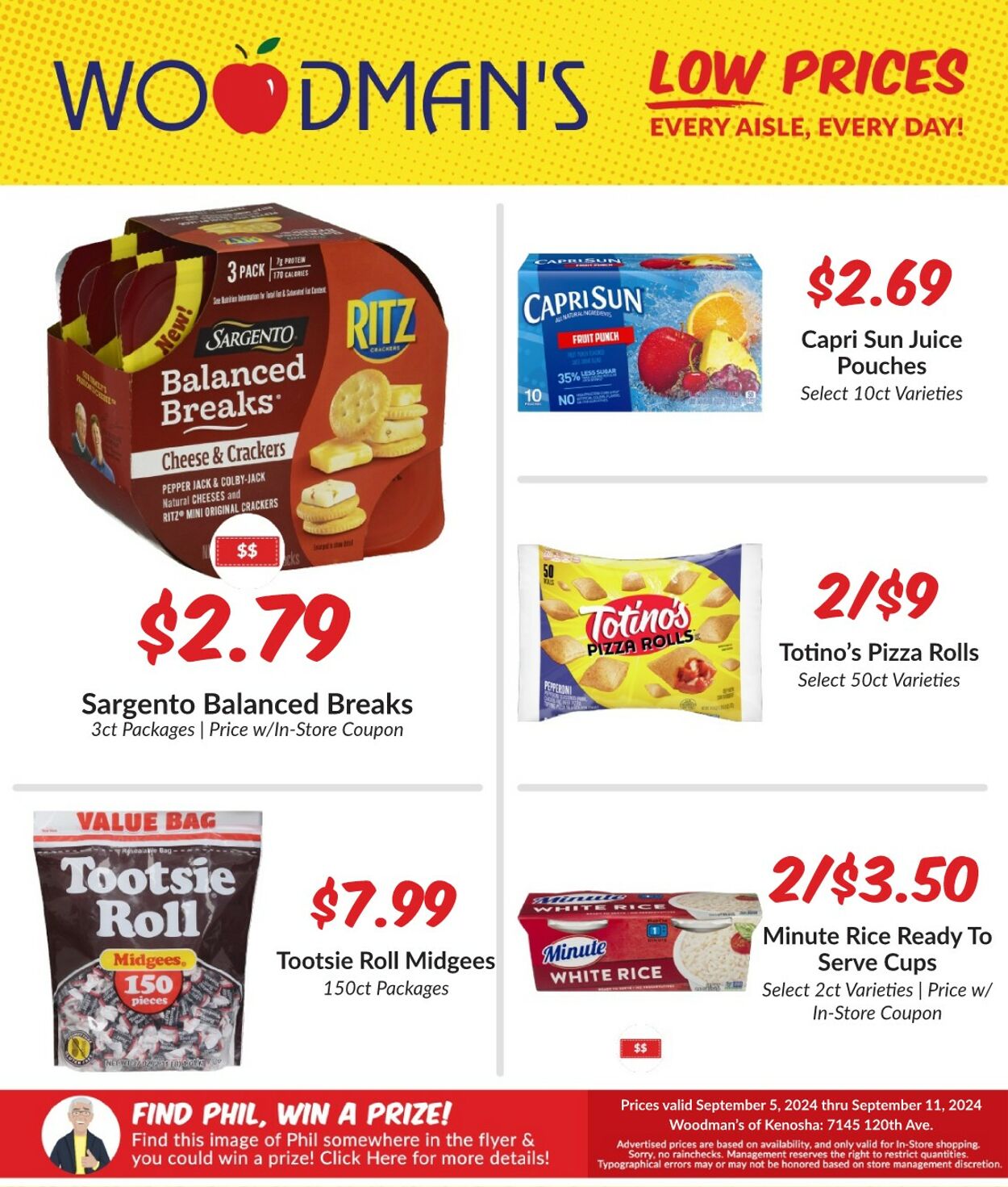 Weekly ad Woodman's Market 09/05/2024 - 09/11/2024