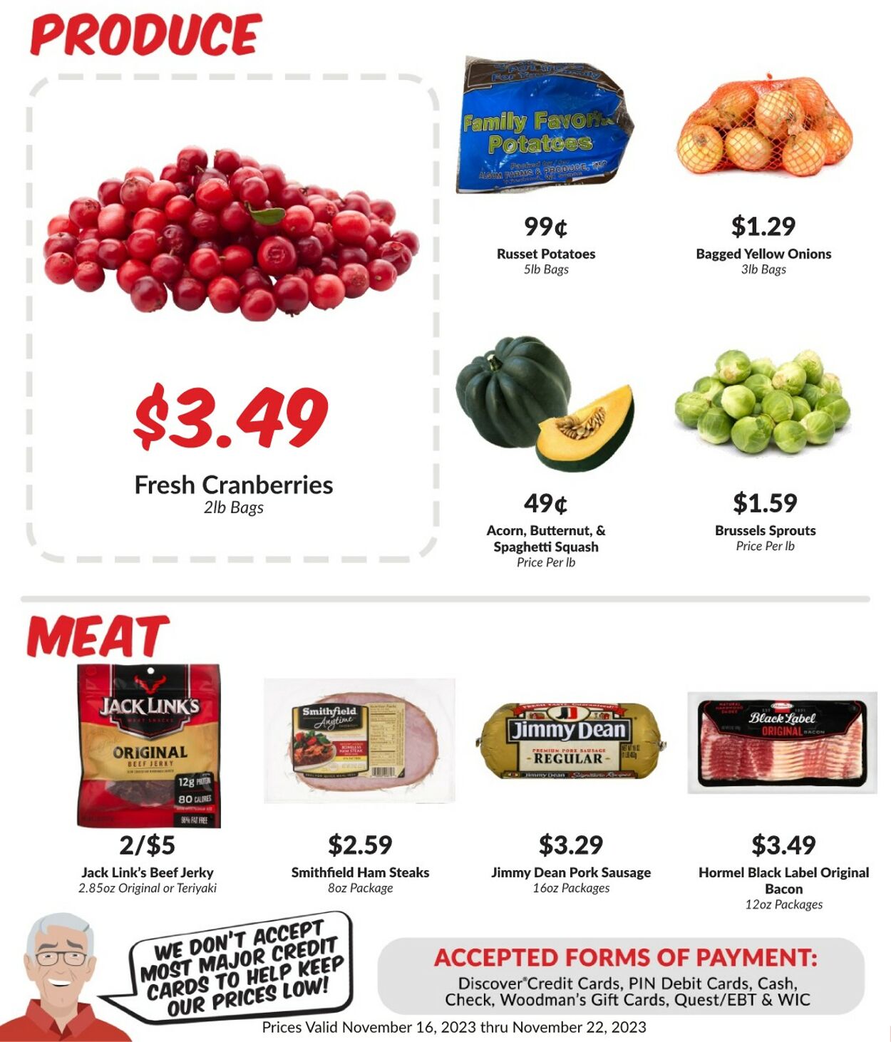 Weekly ad Woodman's Market 11/16/2023 - 11/22/2023