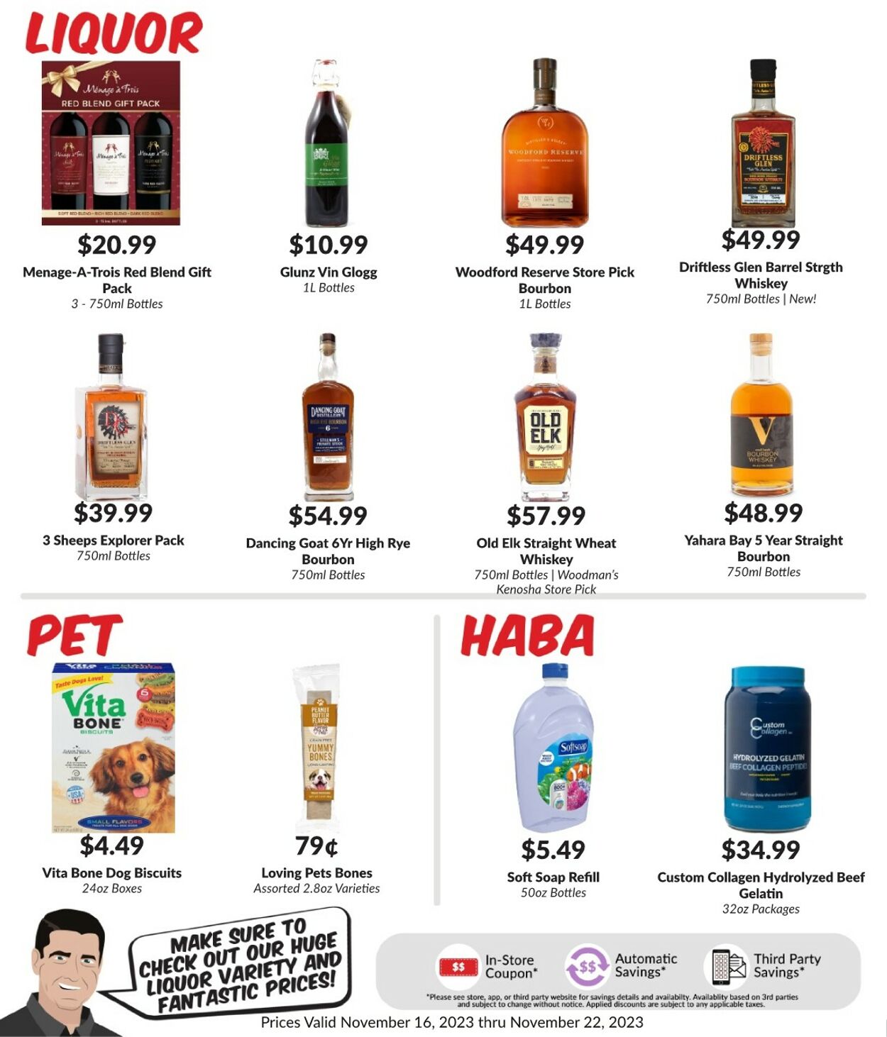 Weekly ad Woodman's Market 11/16/2023 - 11/22/2023