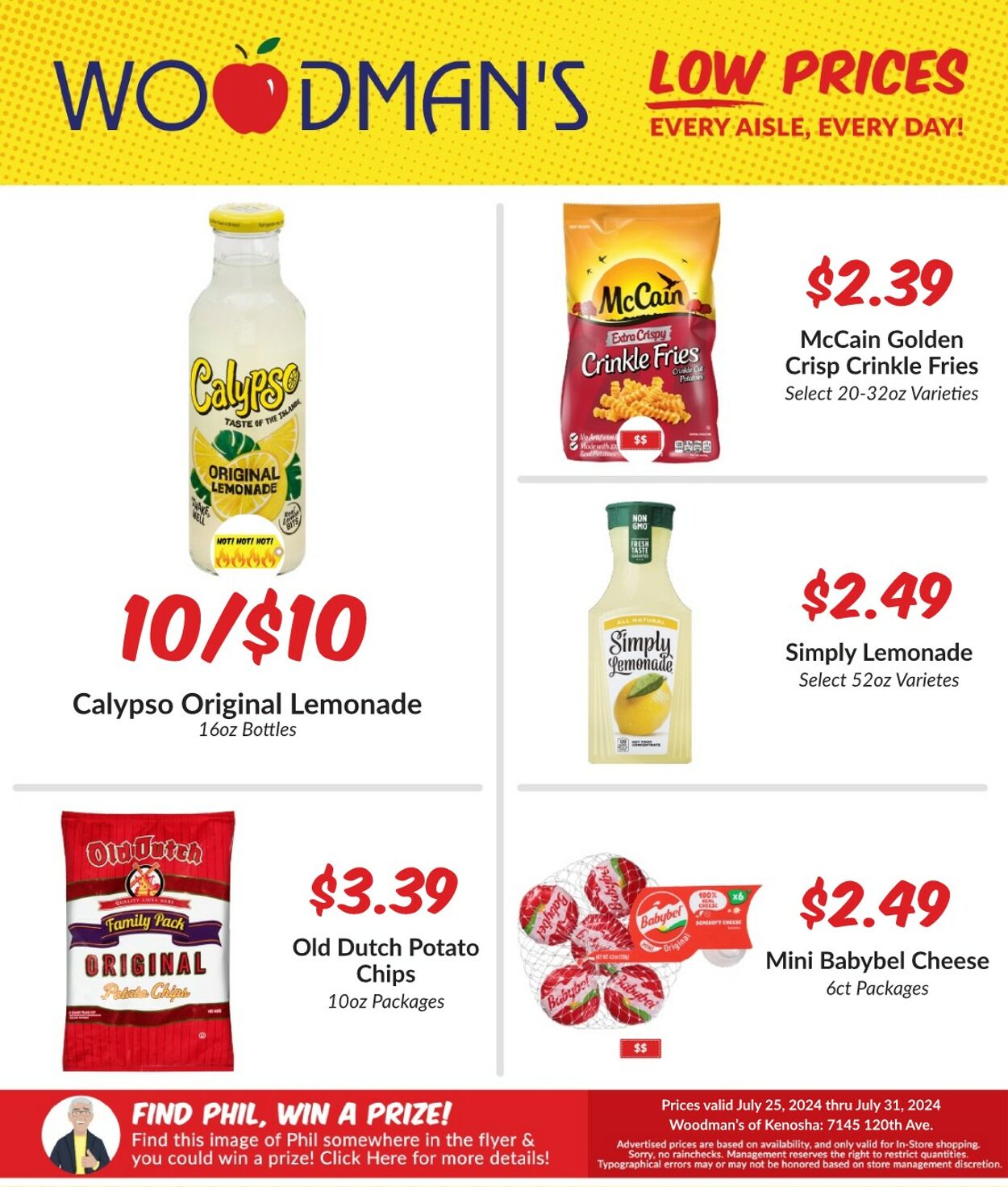 Weekly ad Woodman's Market 07/25/2024 - 07/31/2024