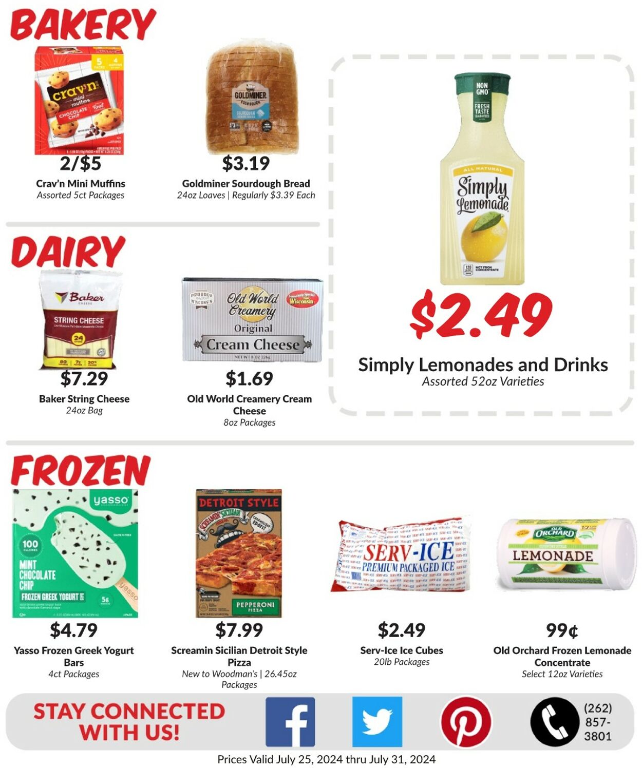 Weekly ad Woodman's Market 07/25/2024 - 07/31/2024