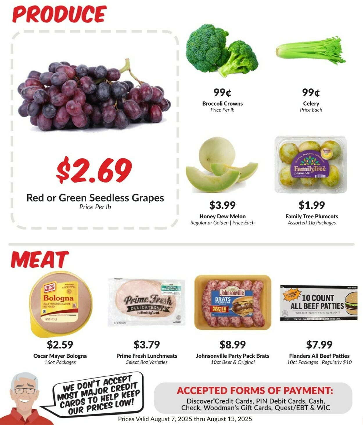 Weekly ad Woodman's Market 08/14/2025 - 08/20/2025