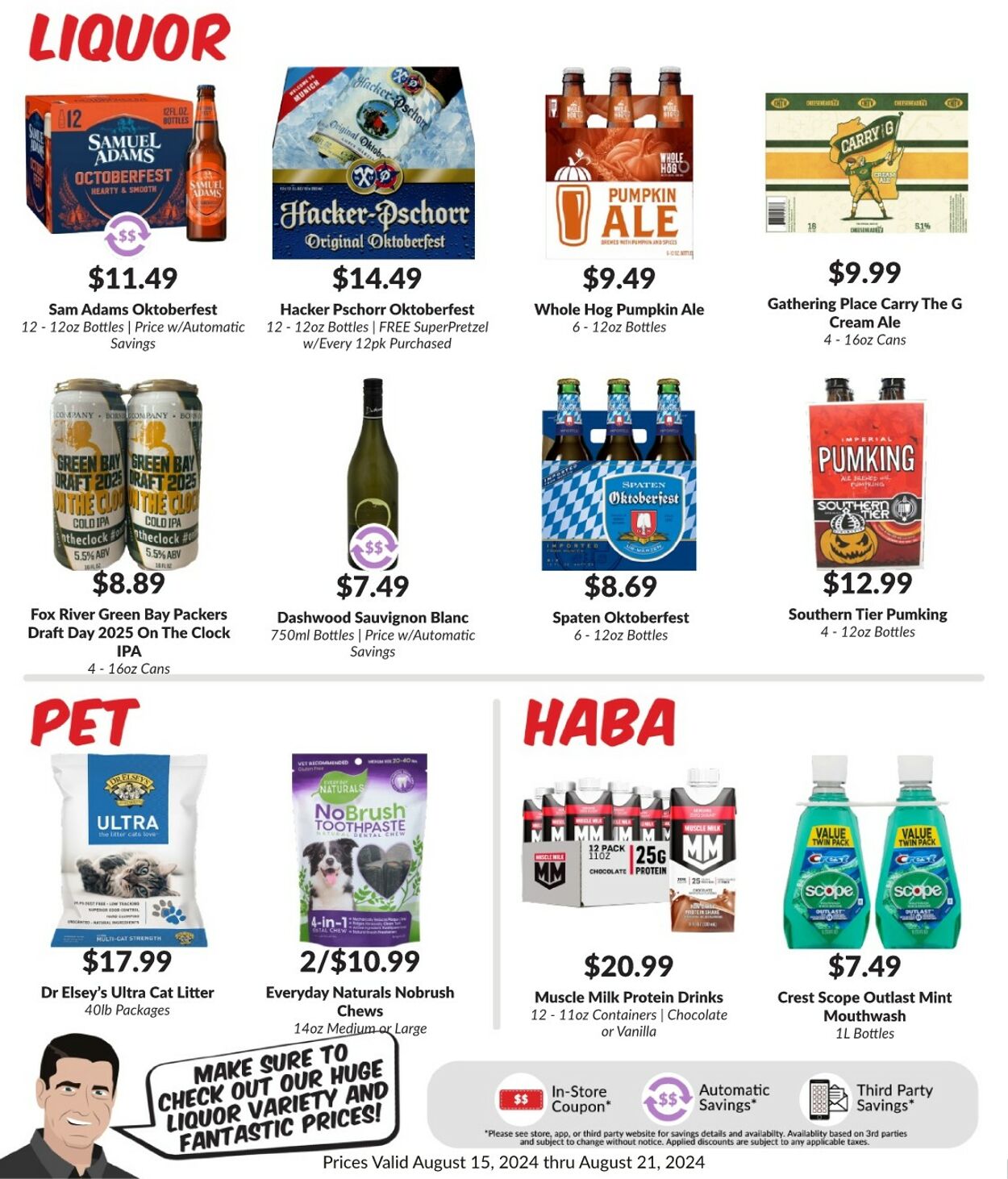 Weekly ad Woodman's Market 08/15/2024 - 08/21/2024