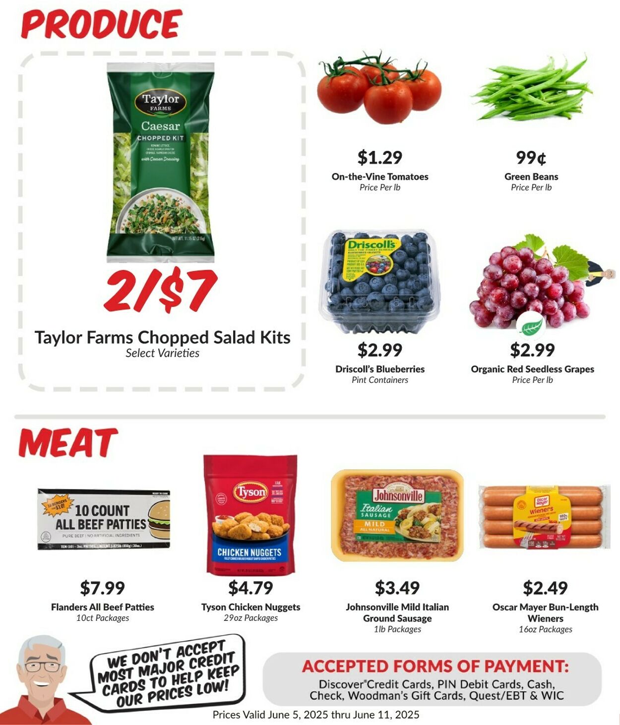 Weekly ad Woodman's Market 06/05/2025 - 06/11/2025