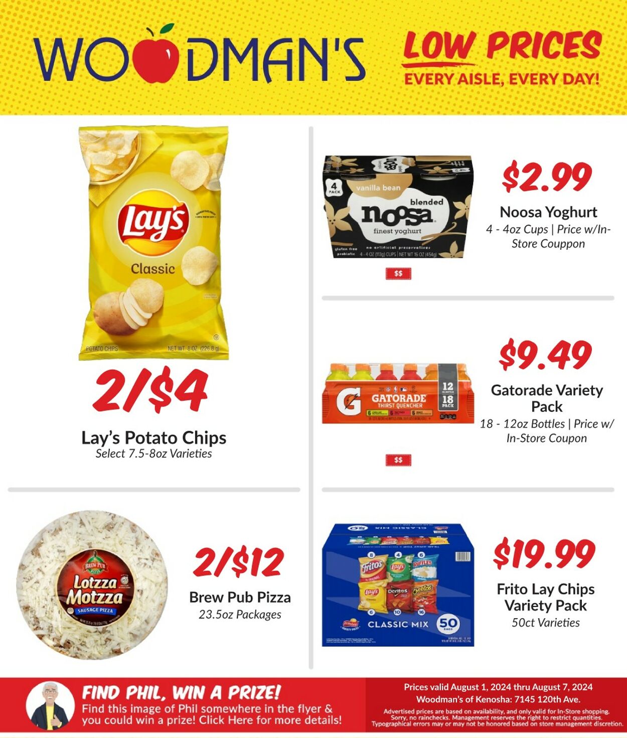 Weekly ad Woodman's Market 08/01/2024 - 08/07/2024