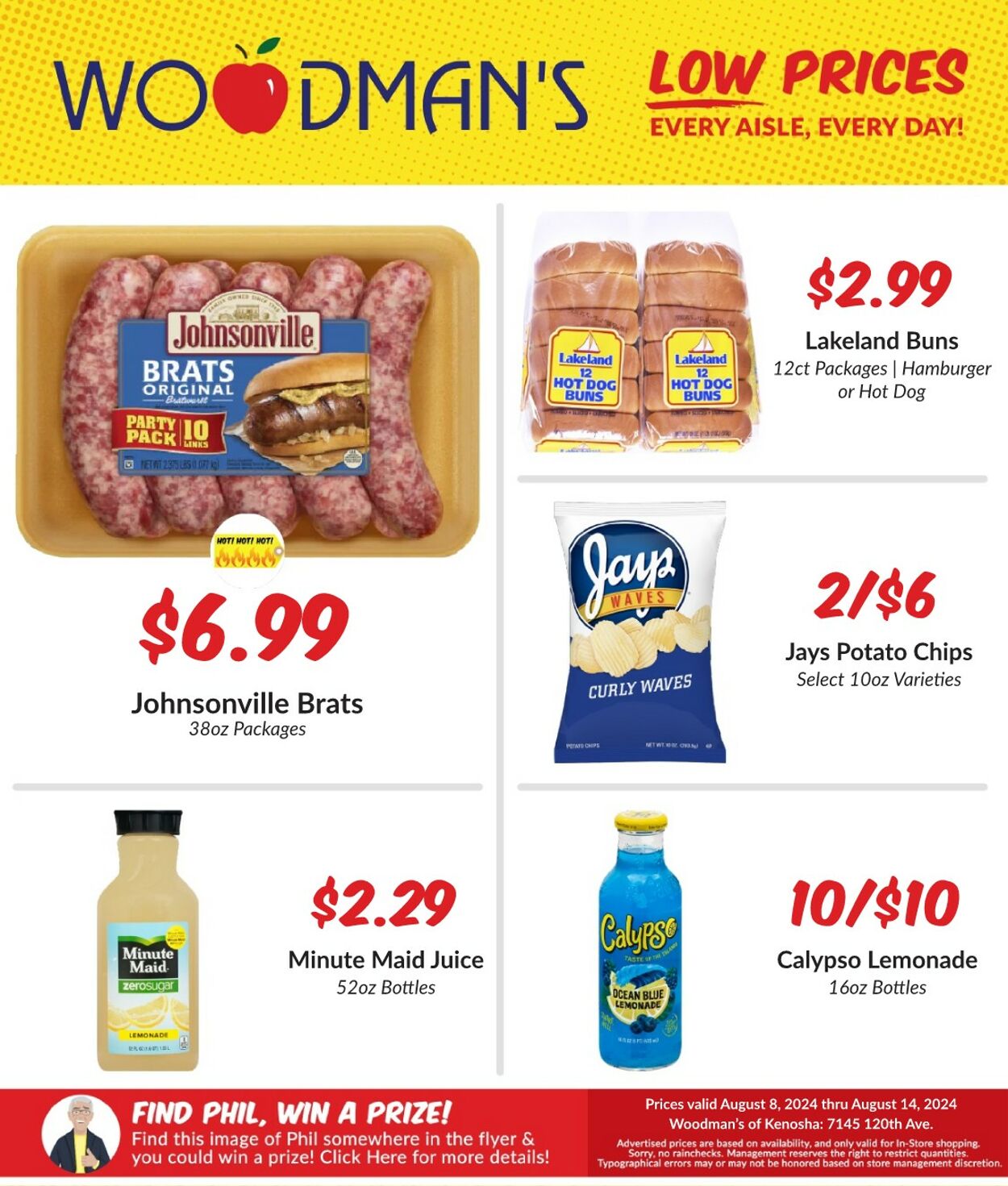 Weekly ad Woodman's Market 08/08/2024 - 08/14/2024