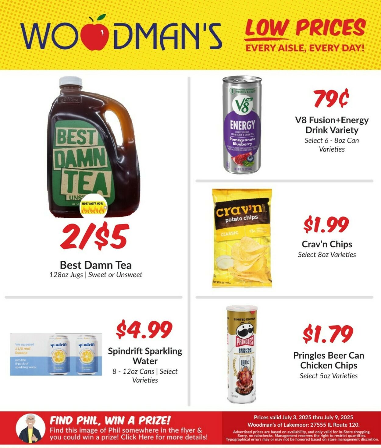 Weekly ad Woodman's Market 07/03/2025 - 07/09/2025