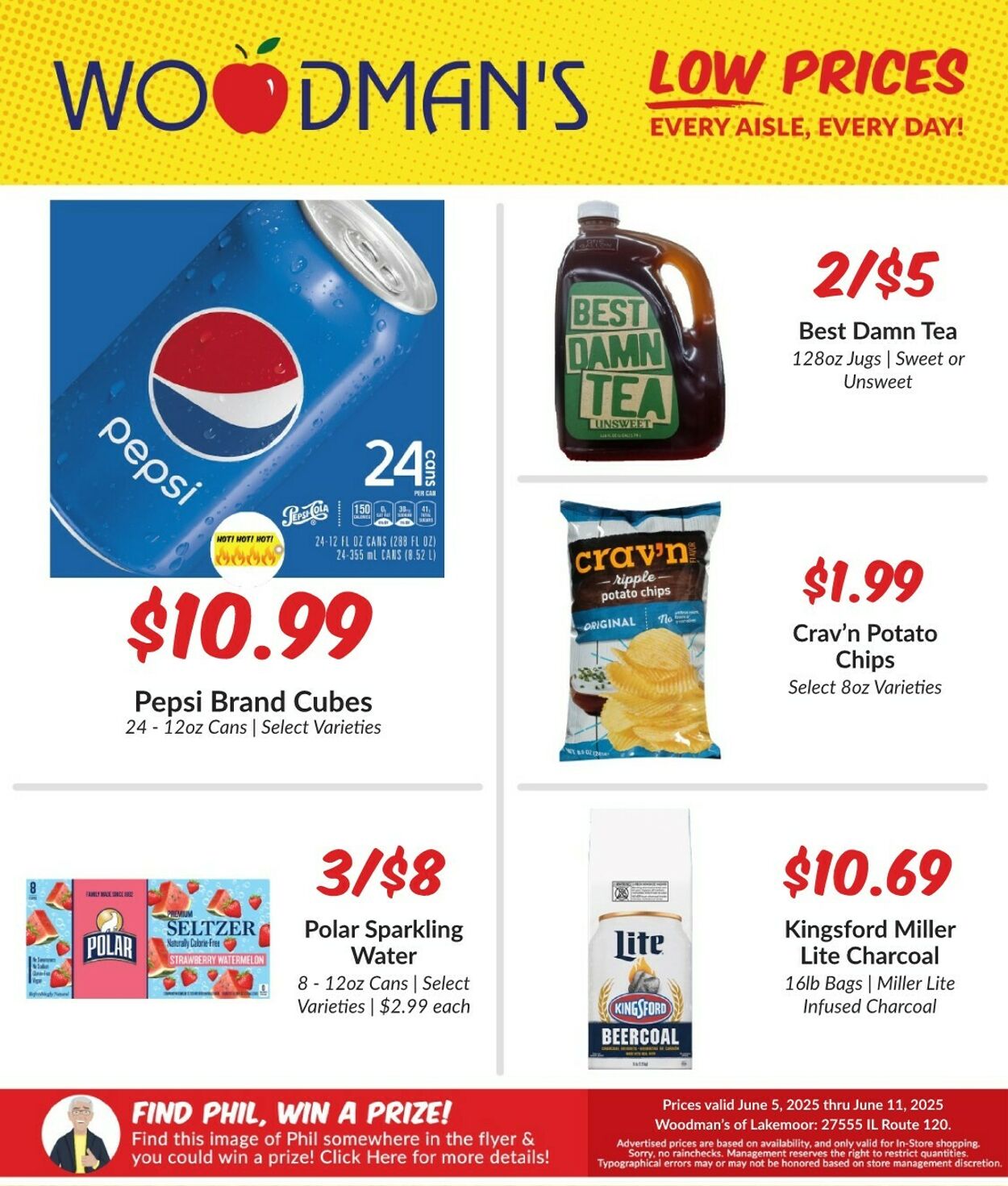 Weekly ad Woodman's Market 06/05/2025 - 06/11/2025