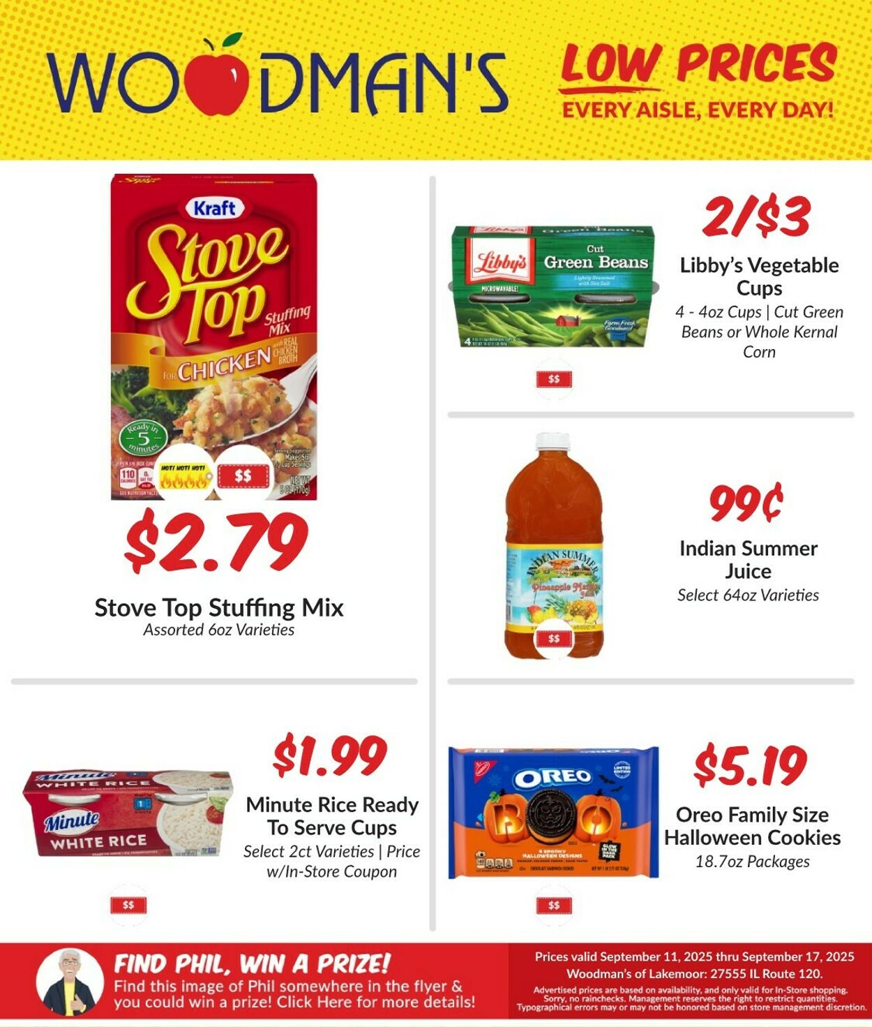 Weekly ad Woodman's Market 09/11/2025 - 09/17/2025