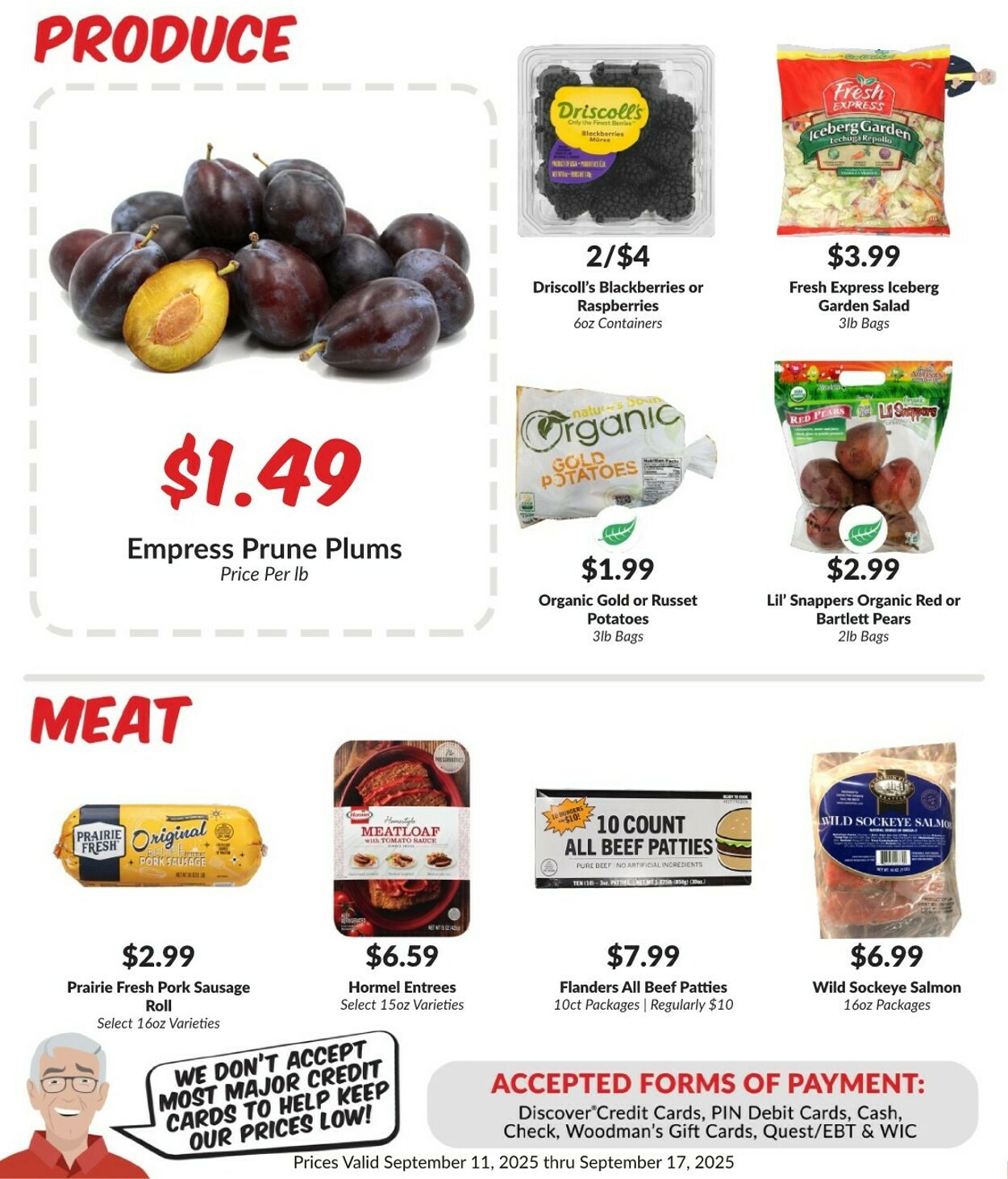 Weekly ad Woodman's Market 09/11/2025 - 09/17/2025