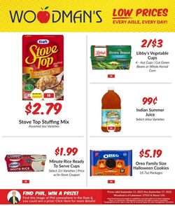 Weekly ad Woodman's Market 09/11/2025 - 09/17/2025