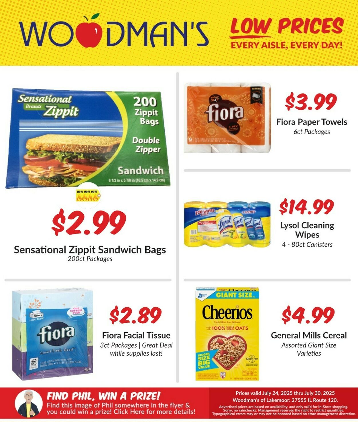 Weekly ad Woodman's Market 07/24/2025 - 07/30/2025