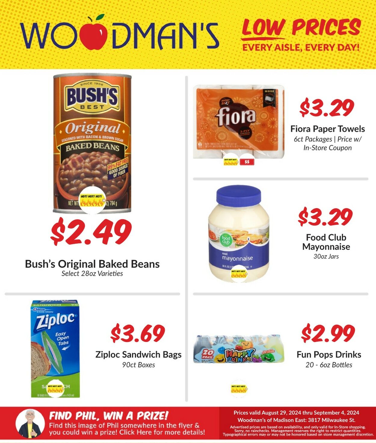 Weekly ad Woodman's Market 08/29/2024 - 09/04/2024