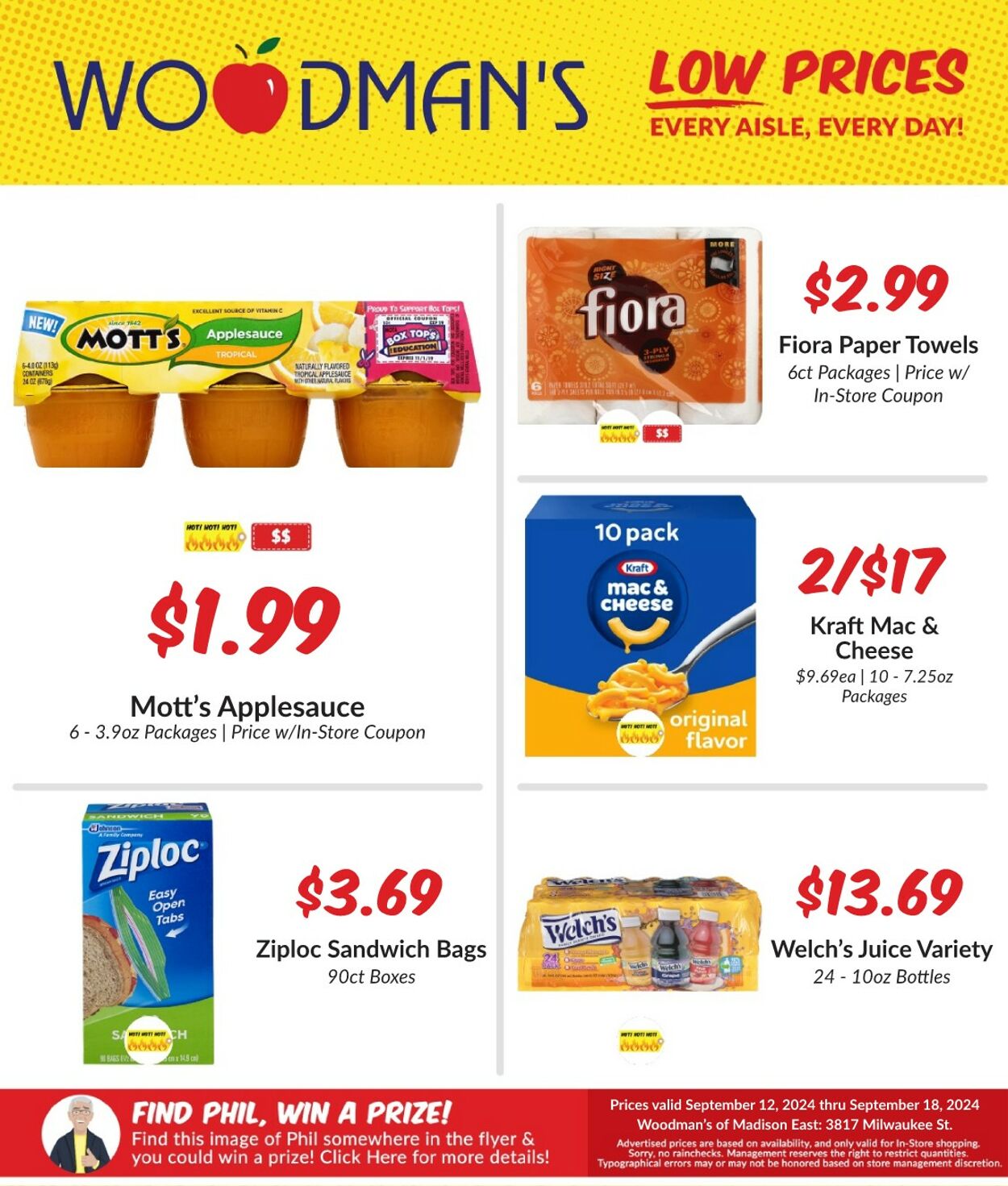 Weekly ad Woodman's Market 09/12/2024 - 09/18/2024