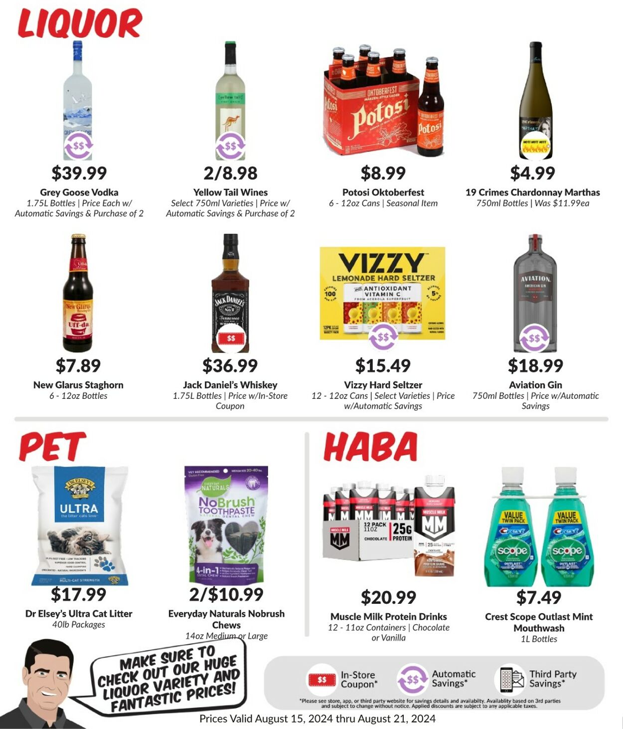 Weekly ad Woodman's Market 08/15/2024 - 08/21/2024