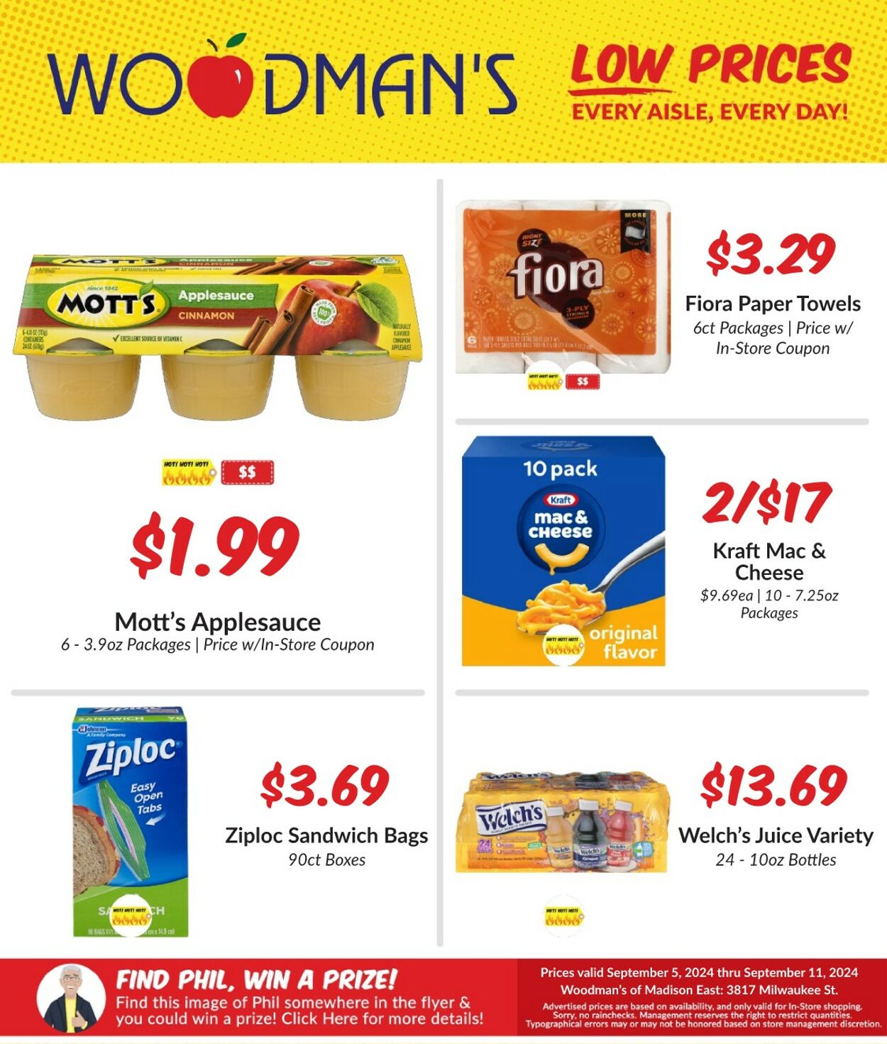 Weekly ad Woodman's Market 09/05/2024 - 09/11/2024