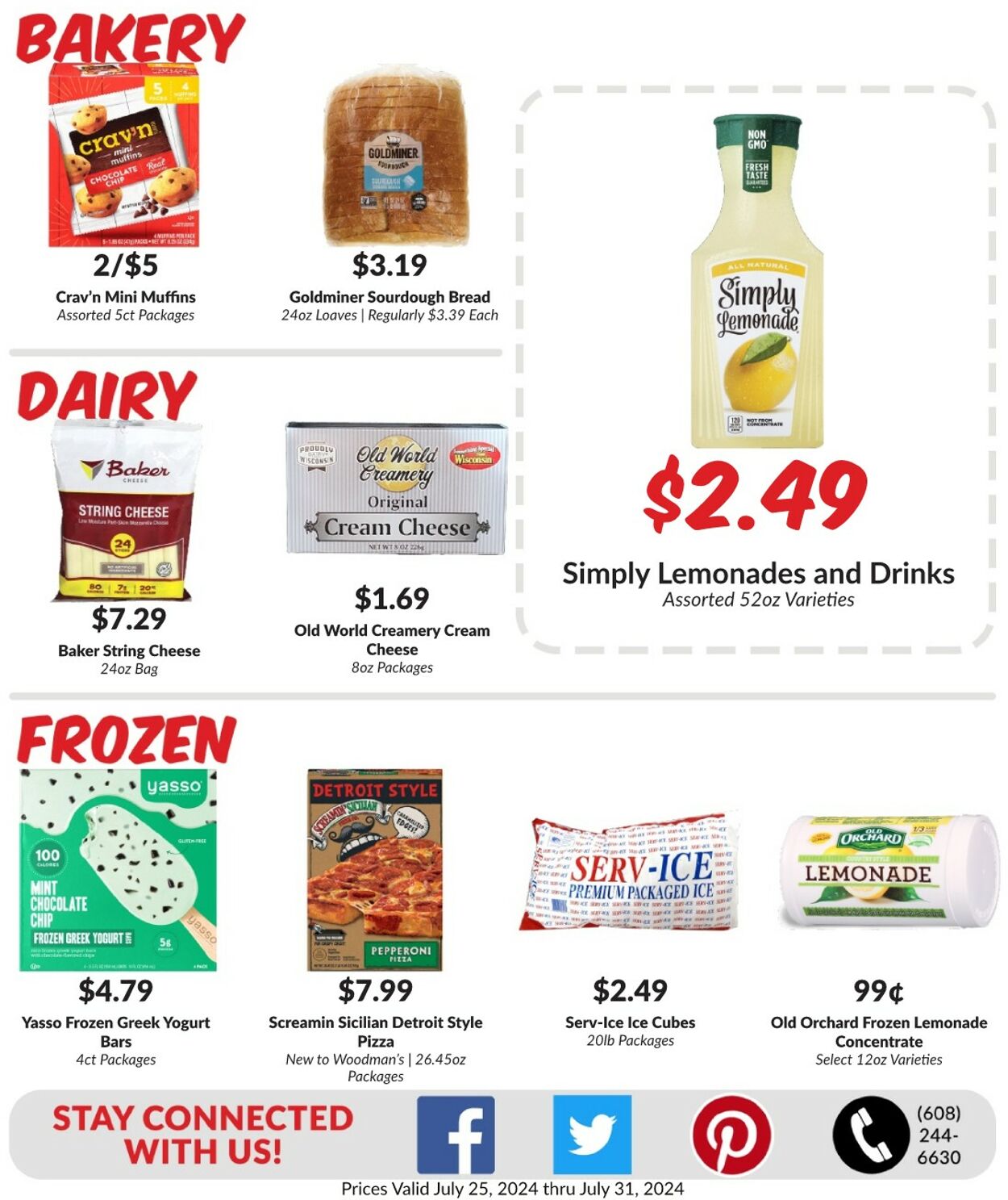 Weekly ad Woodman's Market 07/25/2024 - 07/31/2024