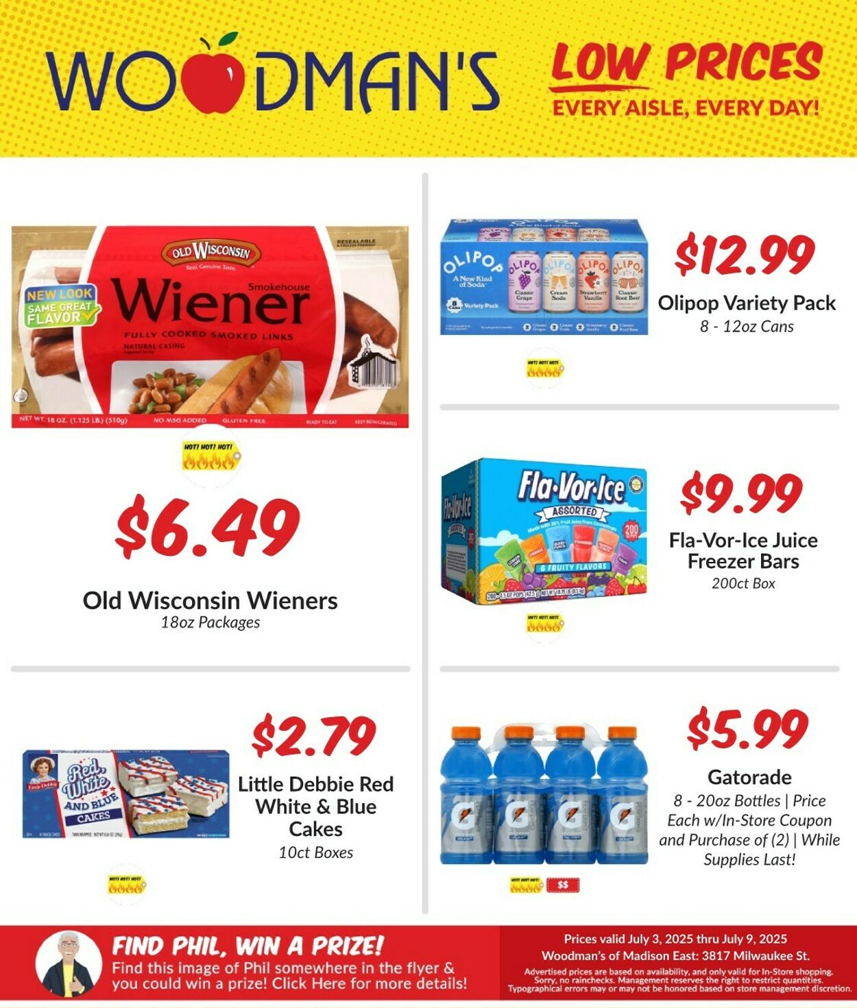 Weekly ad Woodman's Market 07/03/2025 - 07/09/2025