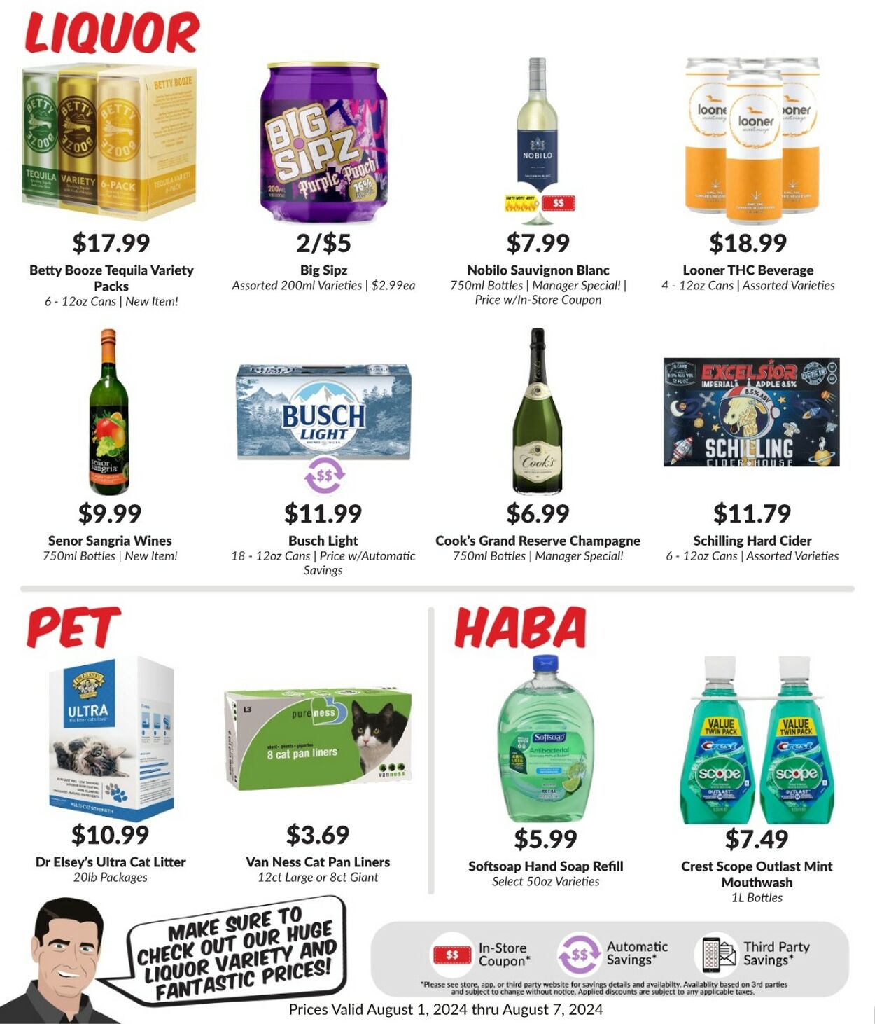 Weekly ad Woodman's Market 08/01/2024 - 08/07/2024