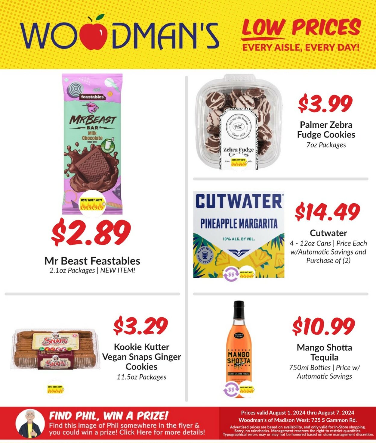 Weekly ad Woodman's Market 08/01/2024 - 08/07/2024