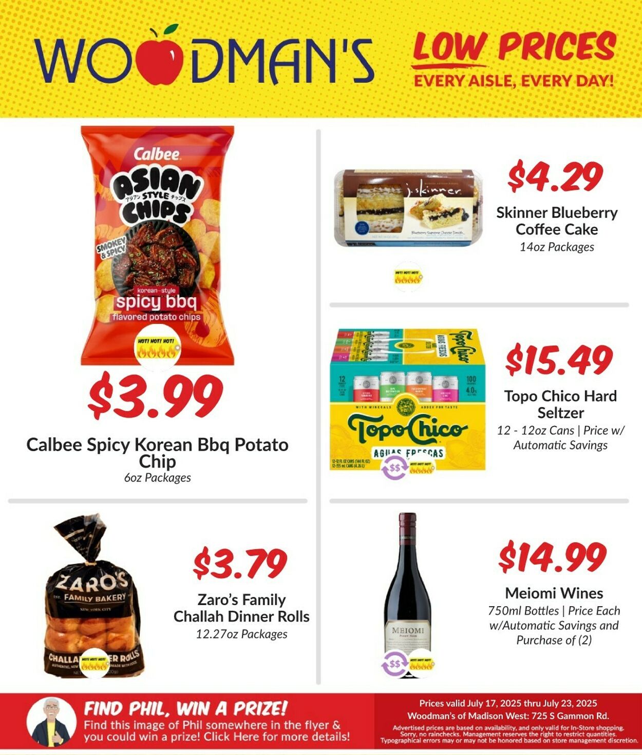 Weekly ad Woodman's Market 07/17/2025 - 07/23/2025