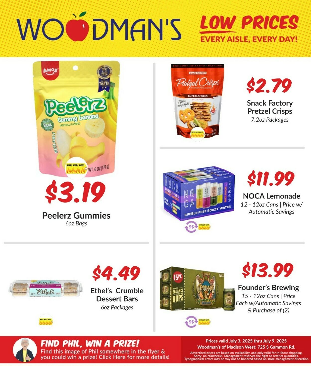 Weekly ad Woodman's Market 07/03/2025 - 07/09/2025
