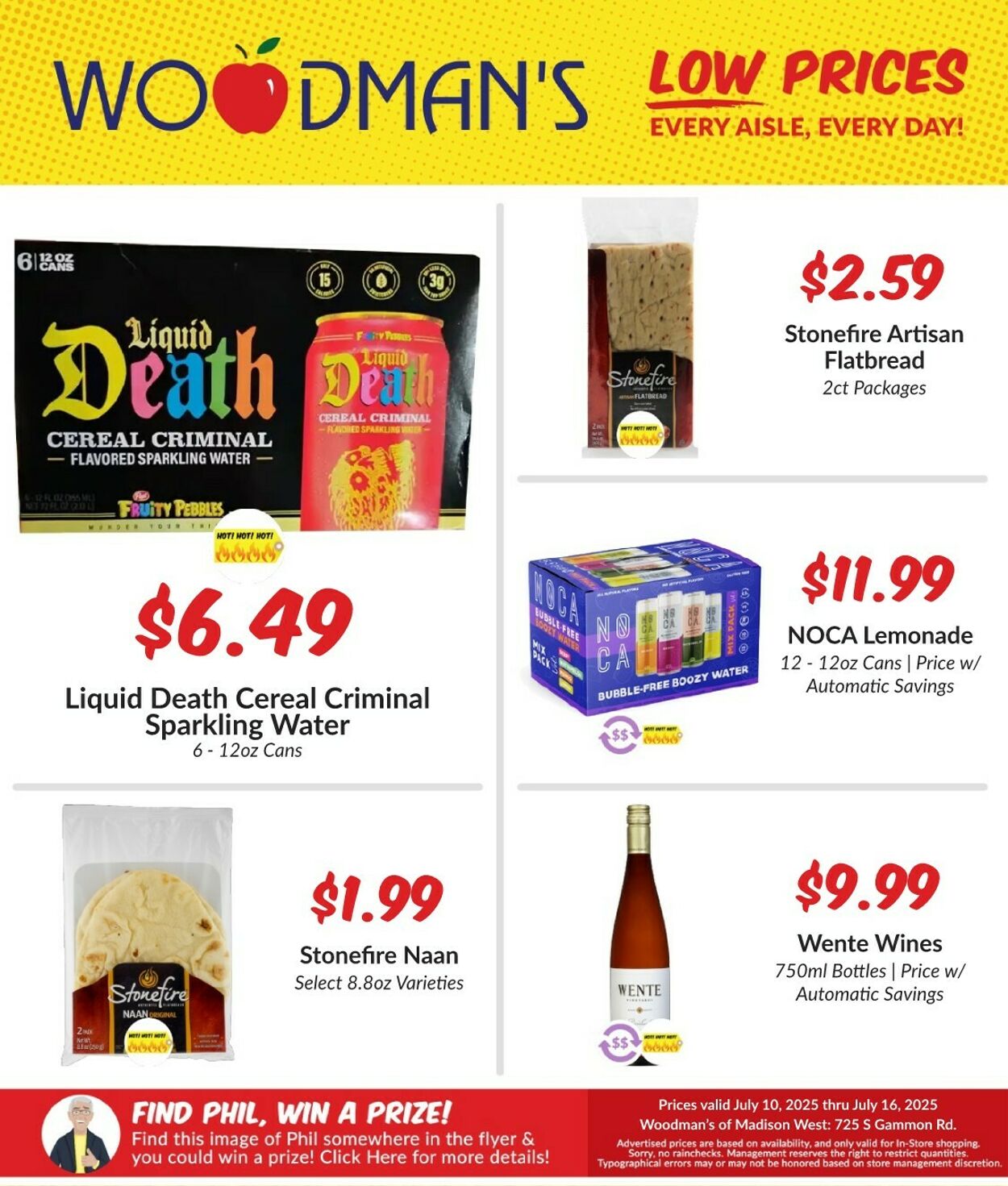 Weekly ad Woodman's Market 07/10/2025 - 07/16/2025