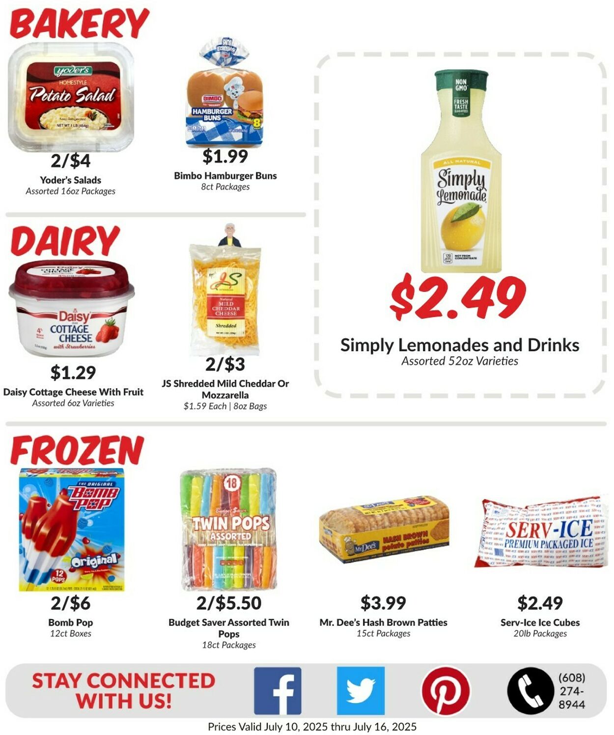 Weekly ad Woodman's Market 07/10/2025 - 07/16/2025