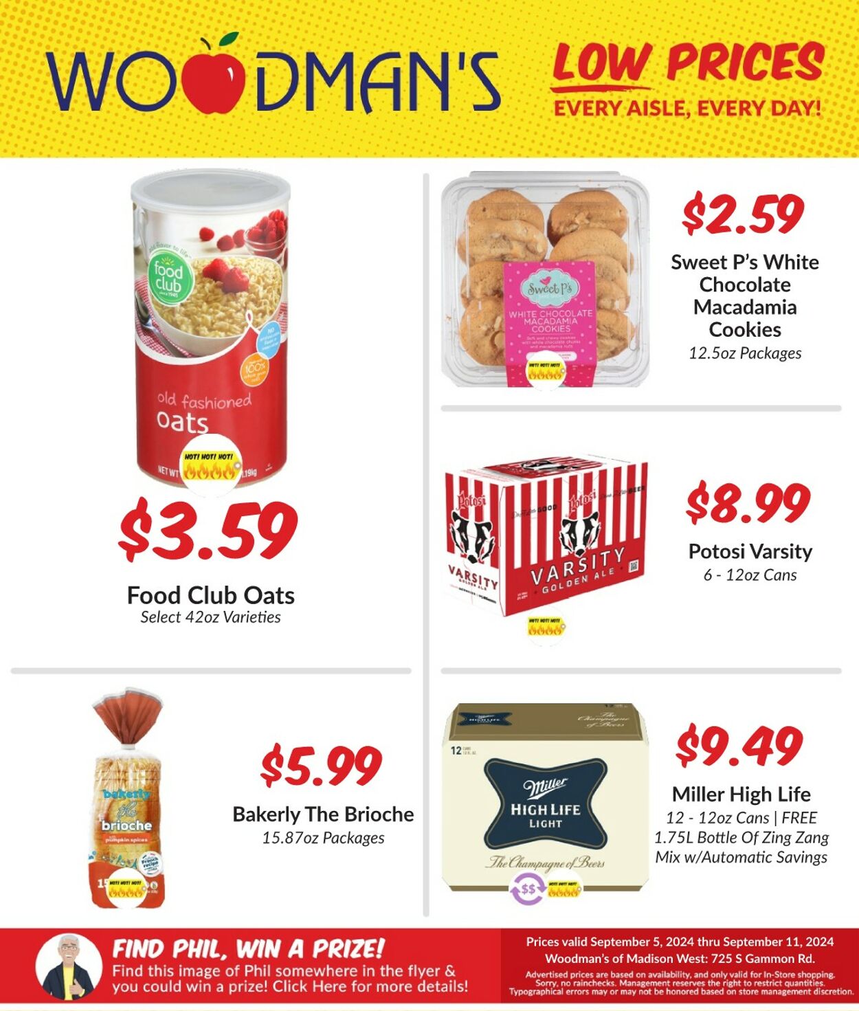 Weekly ad Woodman's Market 09/05/2024 - 09/11/2024