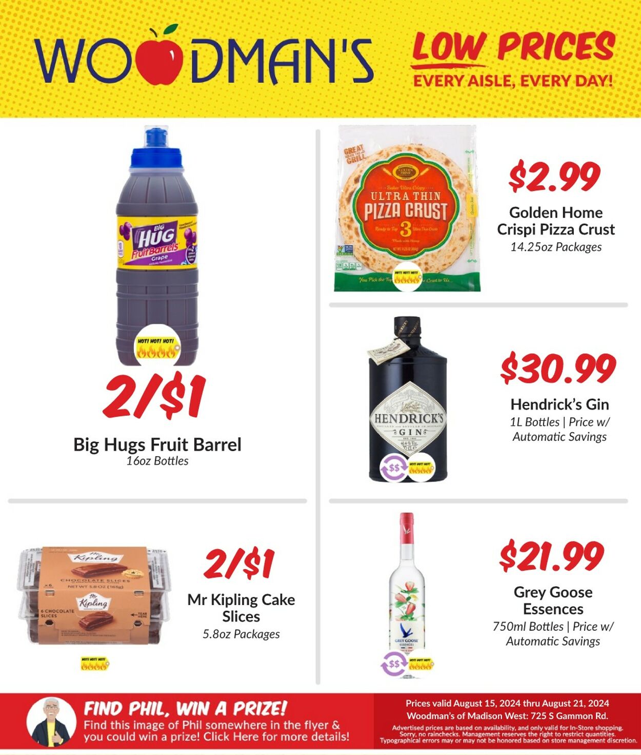 Weekly ad Woodman's Market 08/15/2024 - 08/21/2024