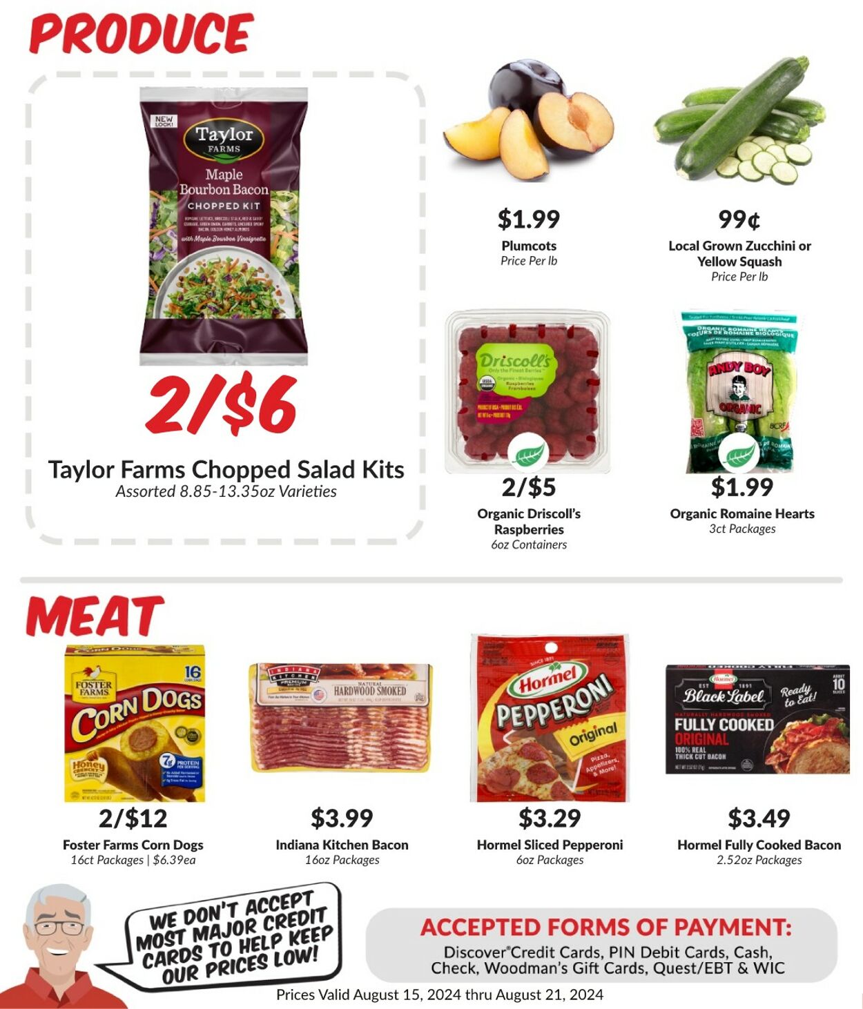 Weekly ad Woodman's Market 08/15/2024 - 08/21/2024