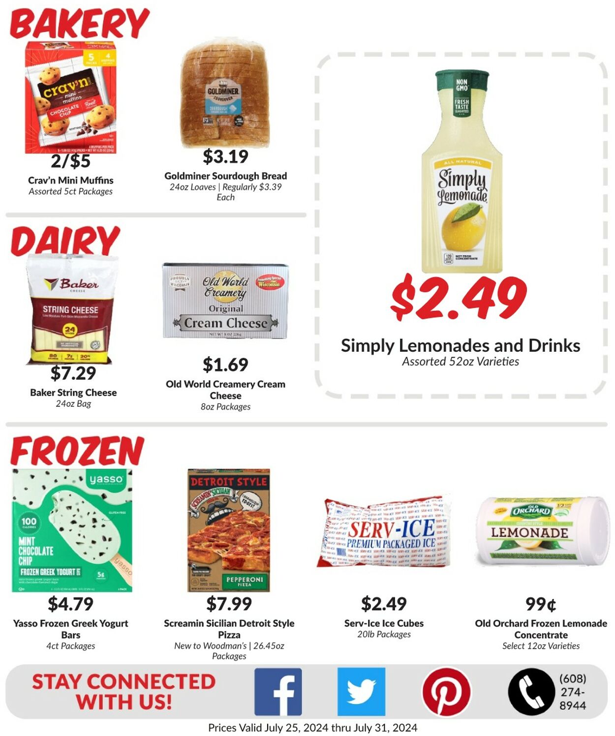 Weekly ad Woodman's Market 07/25/2024 - 07/31/2024