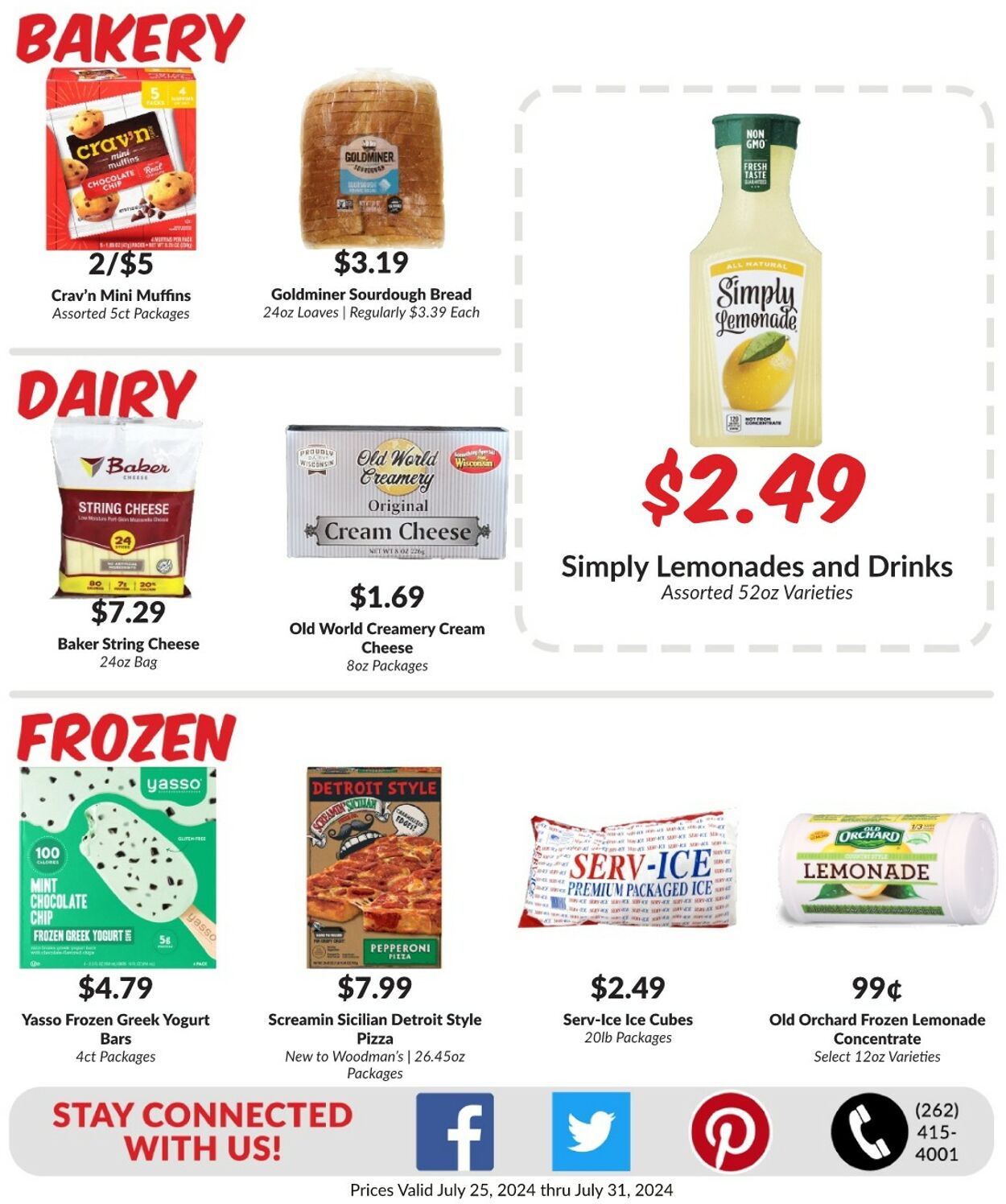 Weekly ad Woodman's Market 07/25/2024 - 07/31/2024