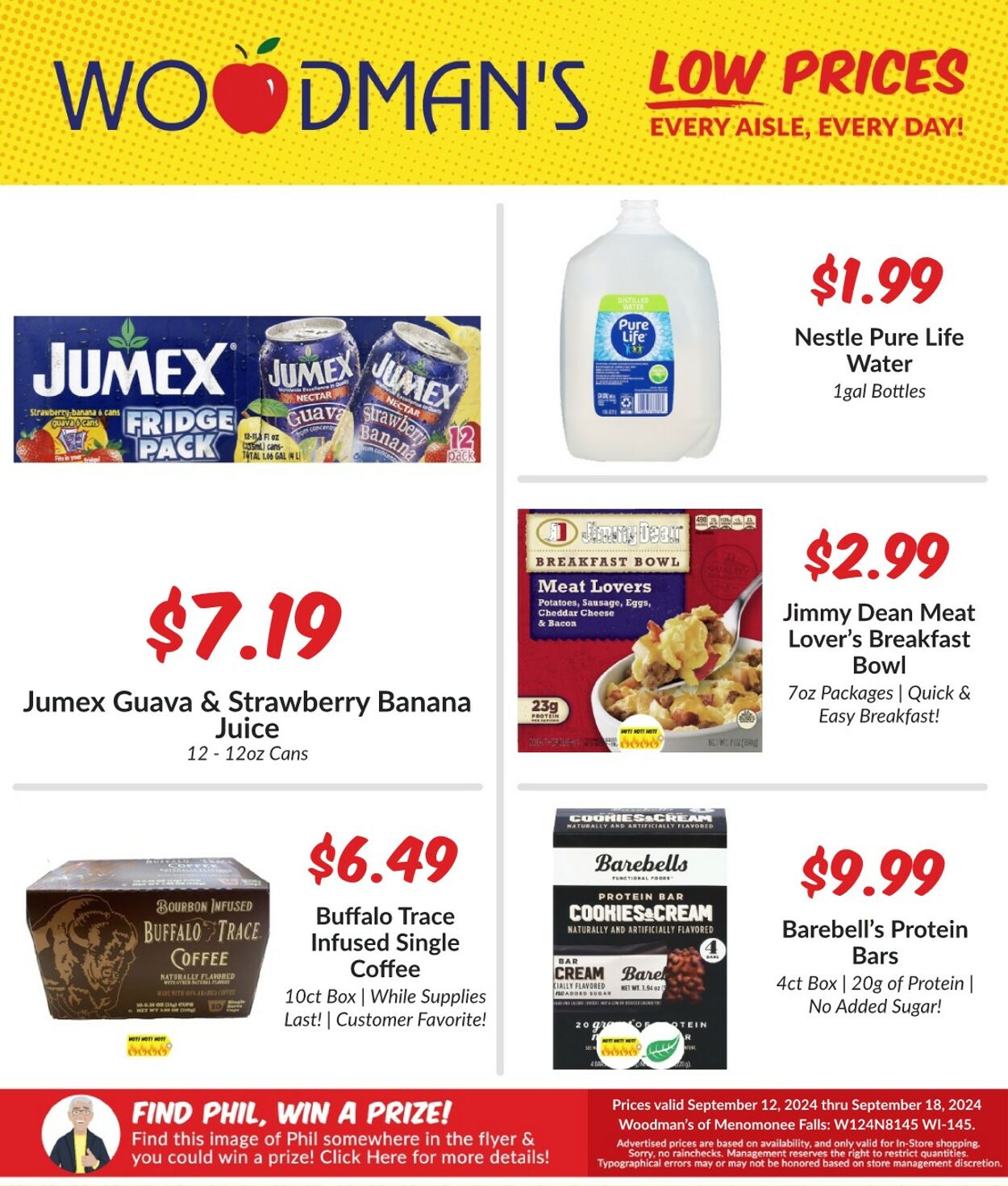 Weekly ad Woodman's Market 09/12/2024 - 09/18/2024