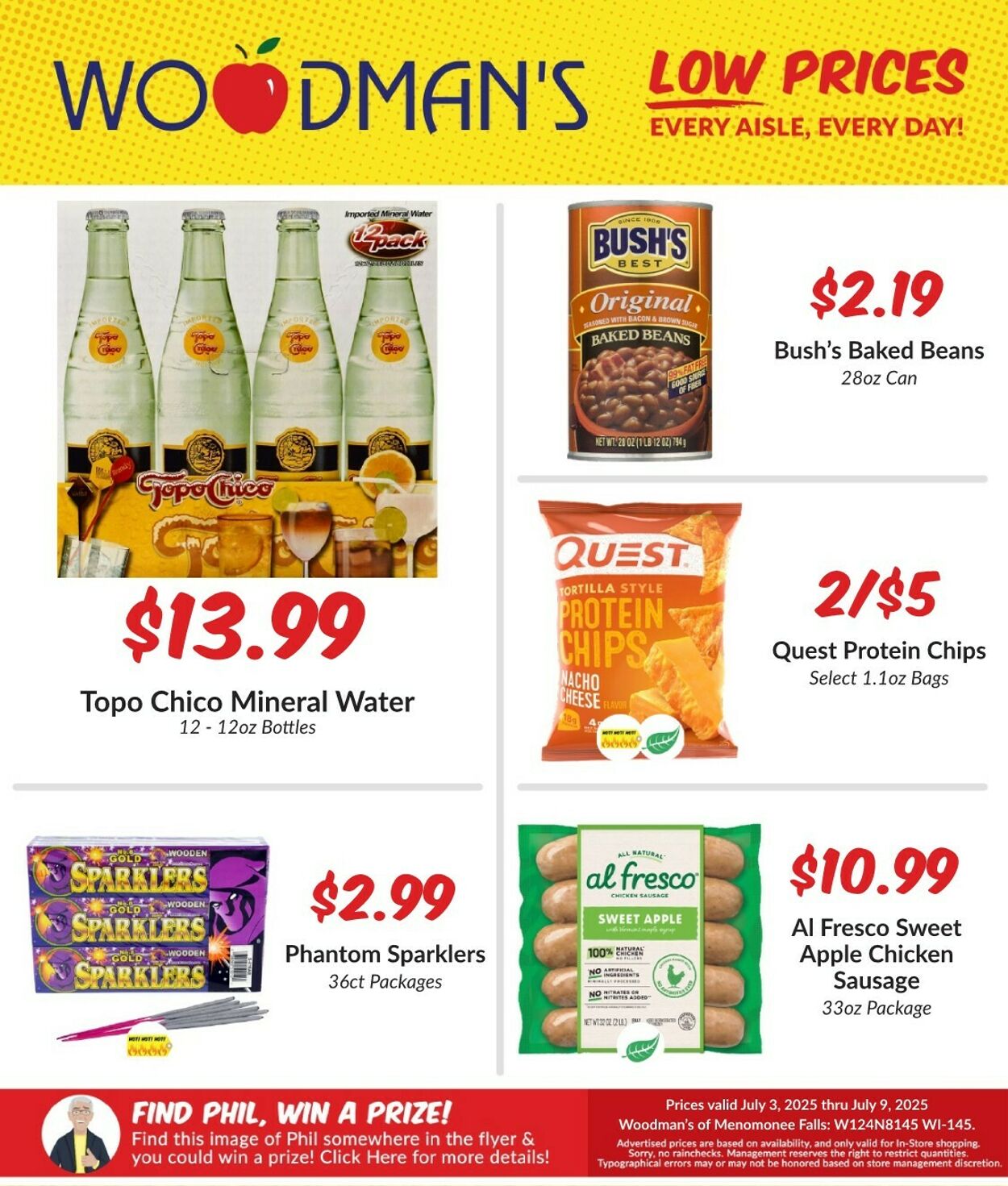 Weekly ad Woodman's Market 07/03/2025 - 07/09/2025